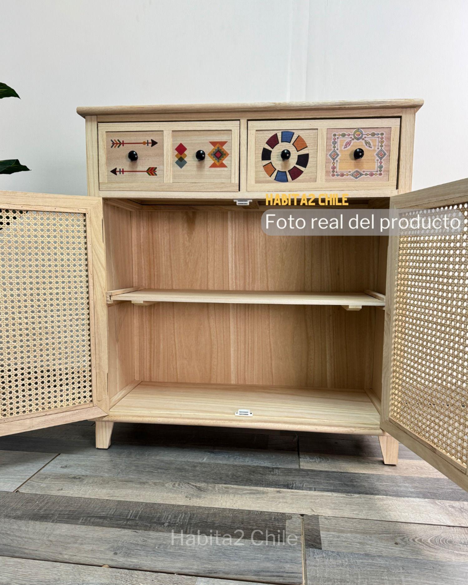 Mueble 2 Cajones y Puertas Pop Art-1