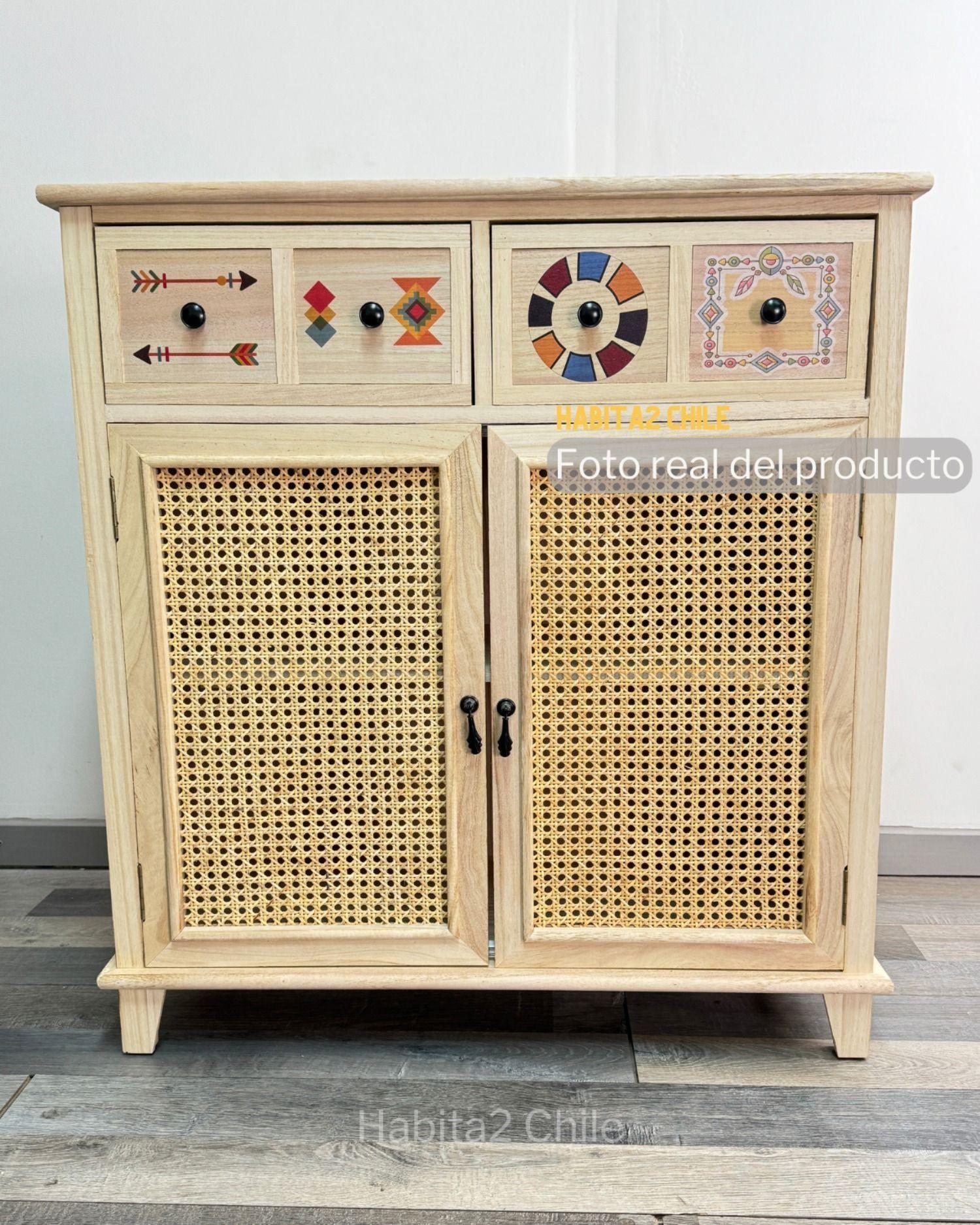 Mueble 2 Cajones y Puertas Pop Art-3