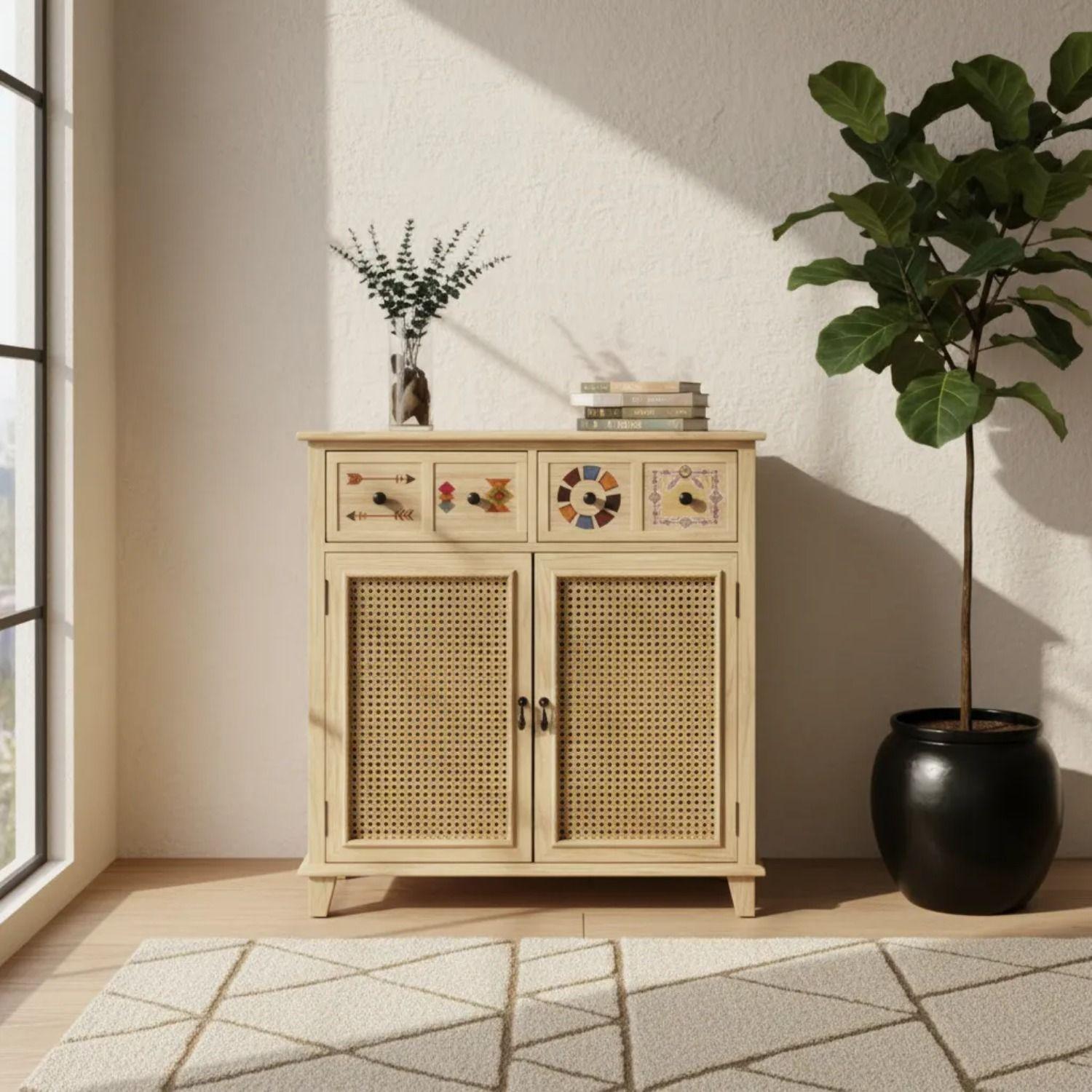 Mueble 2 Cajones y Puertas Pop Art-5