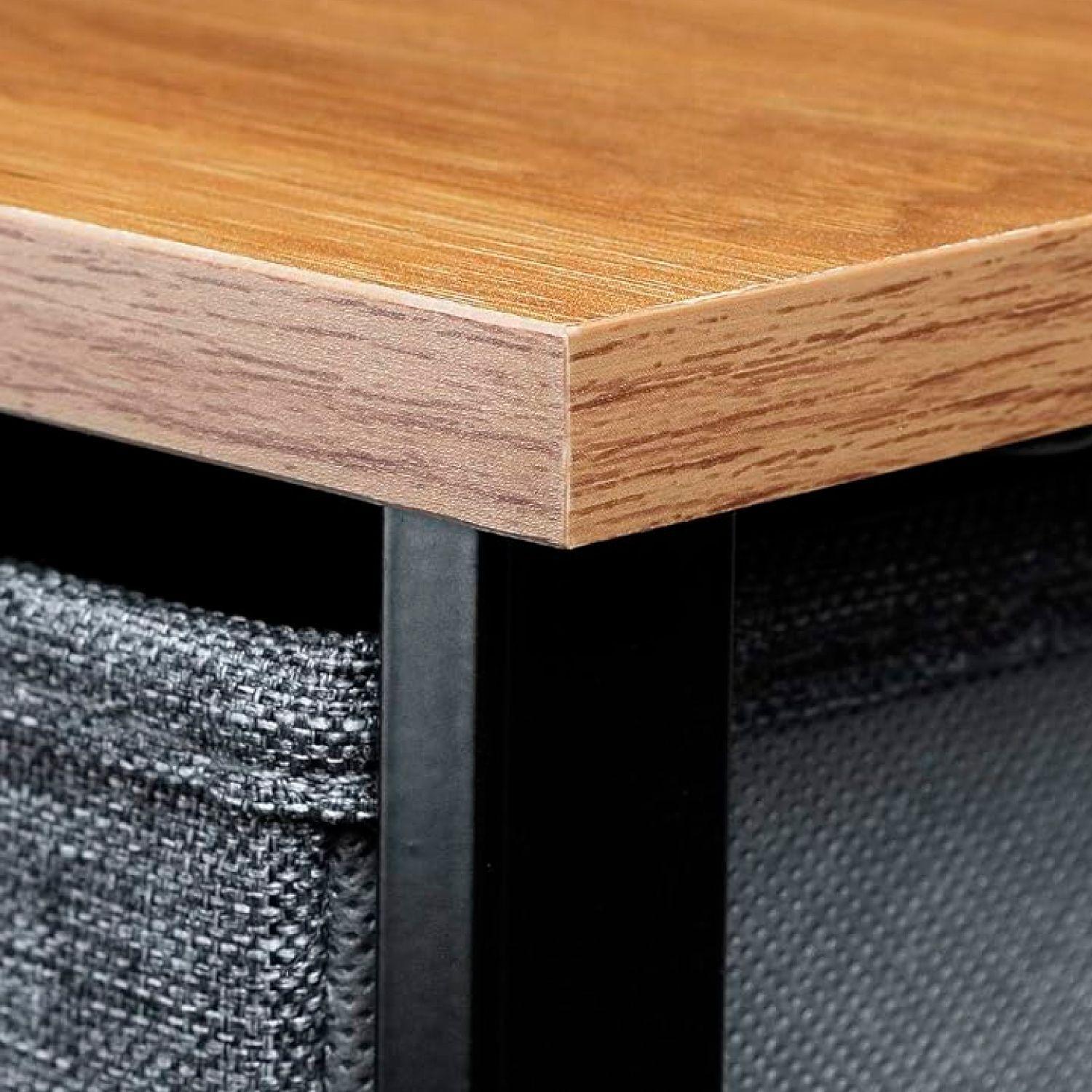 COMODA VERTICAL CAJONERA LIVIANA DE TELA -3
