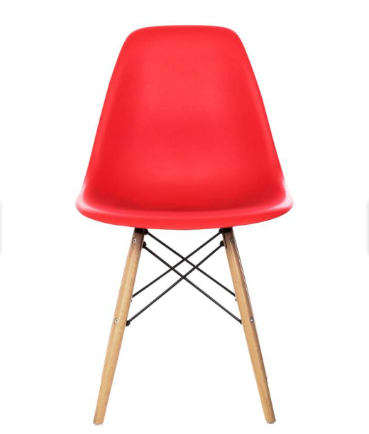 JUEGO DE COMEDOR RECTANGULAR VIDRIO X 140CM + 6 PUESTOS SILLAS EAMES-2