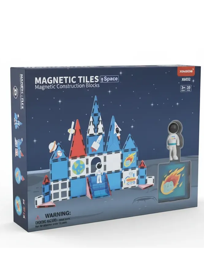 Bloques Magnéticos Astronauta 39 piezas-2