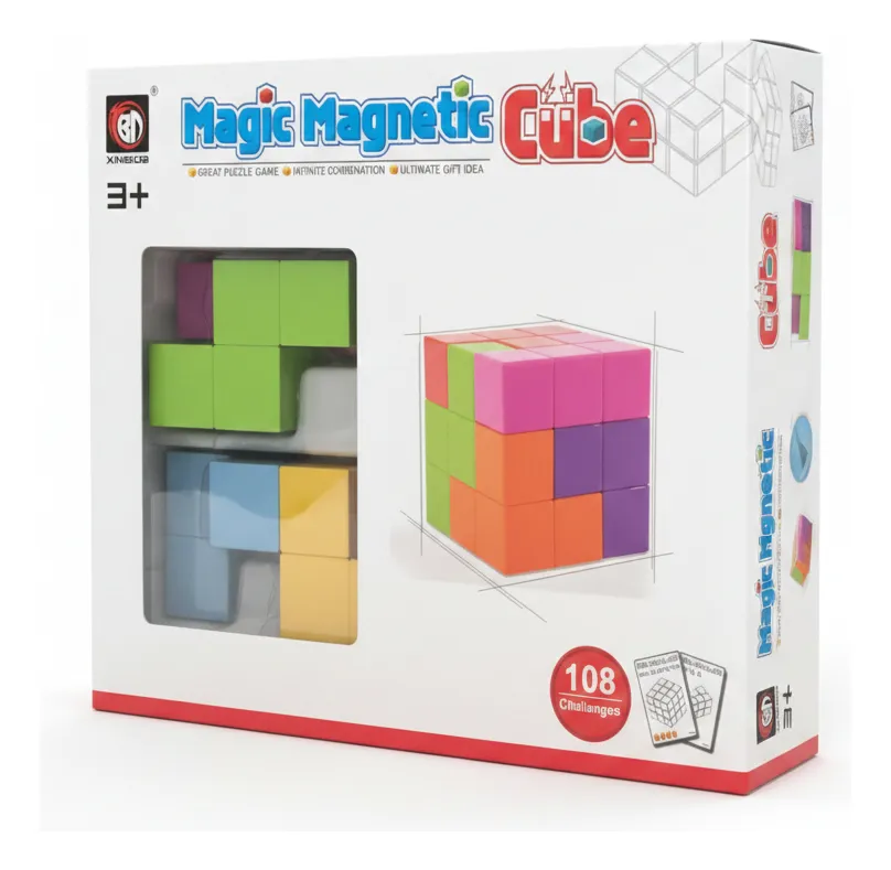 Cubo Magnético Puzzle Rompecabezas 7 piezas -2
