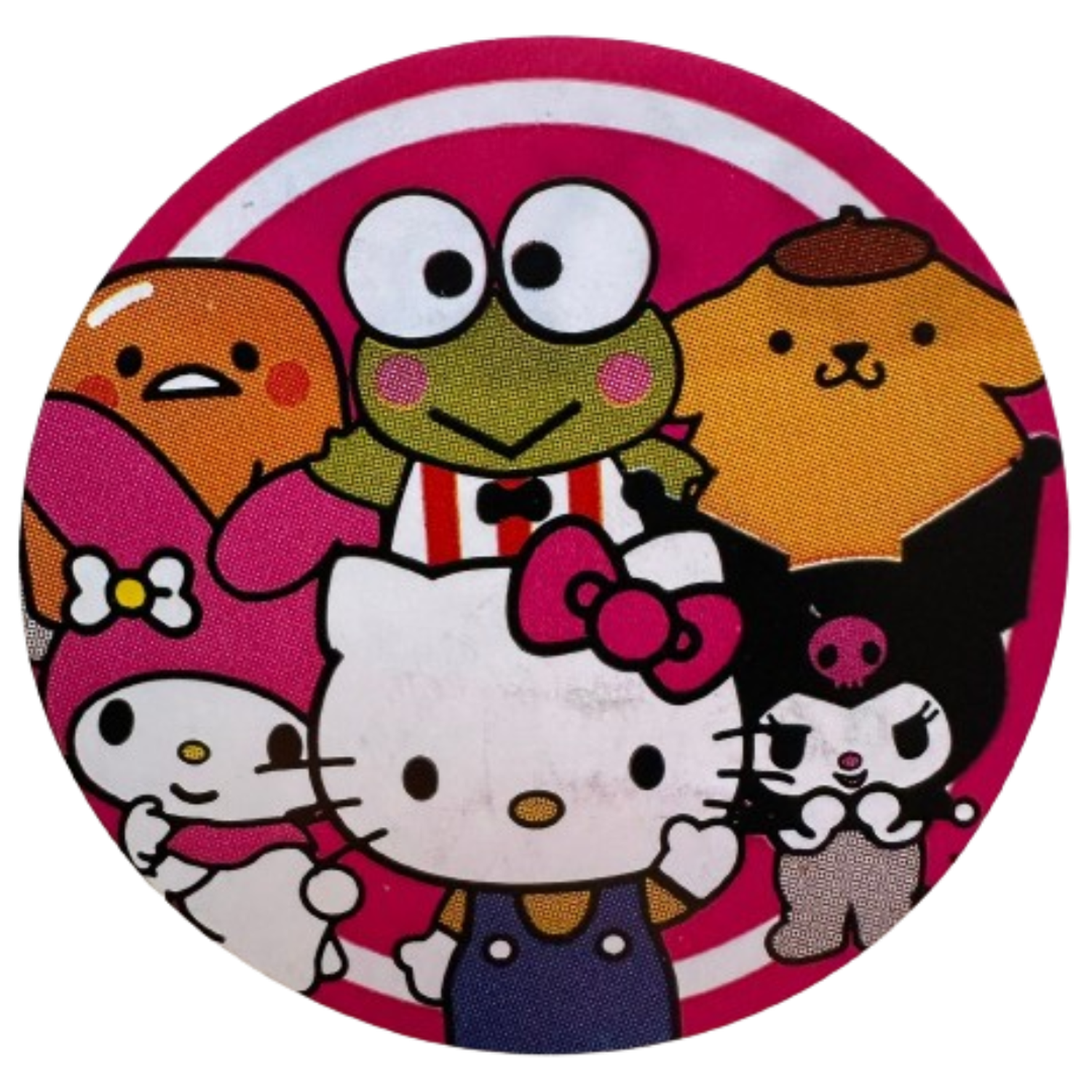 Sticker Hello Kitty 6 Diseños 38mm 100un-2