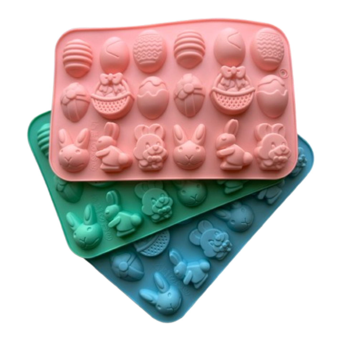 Molde Silicona Pascua Varios Diseños 18 cav-0