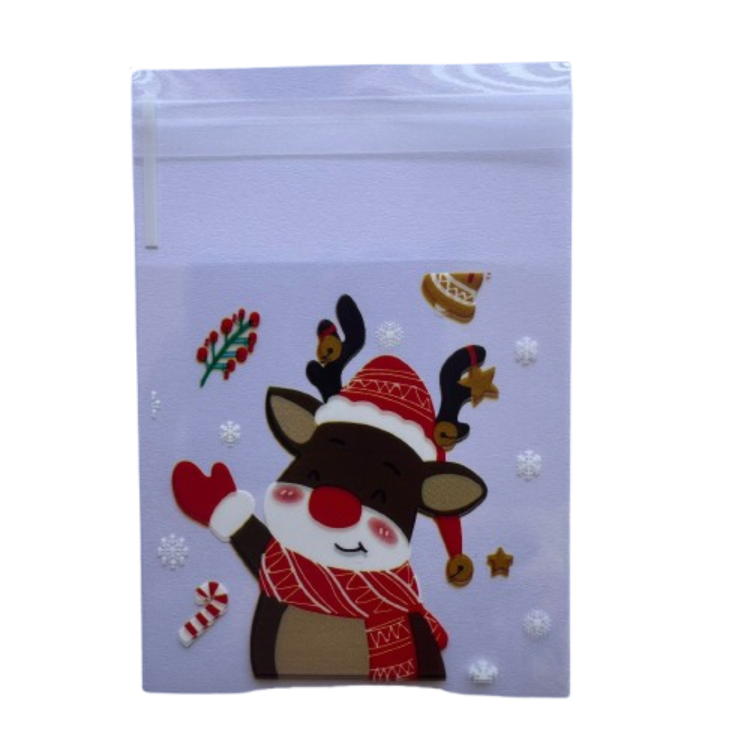 Bolsas Navidad A 7x7+2cm autoadhesivas 100 un-2