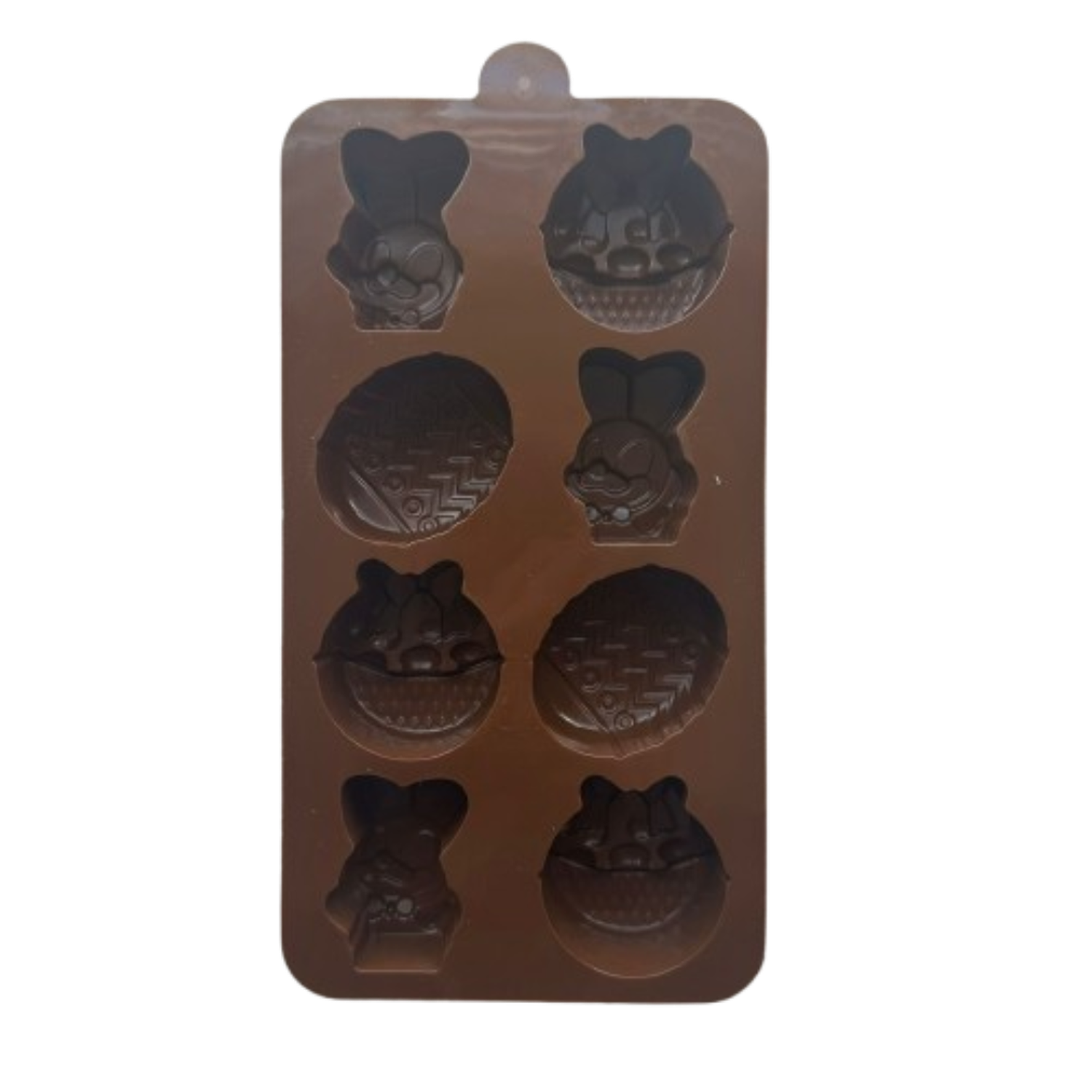 Molde Silicona Huevitos Conejos y Canastas 8 cav-1