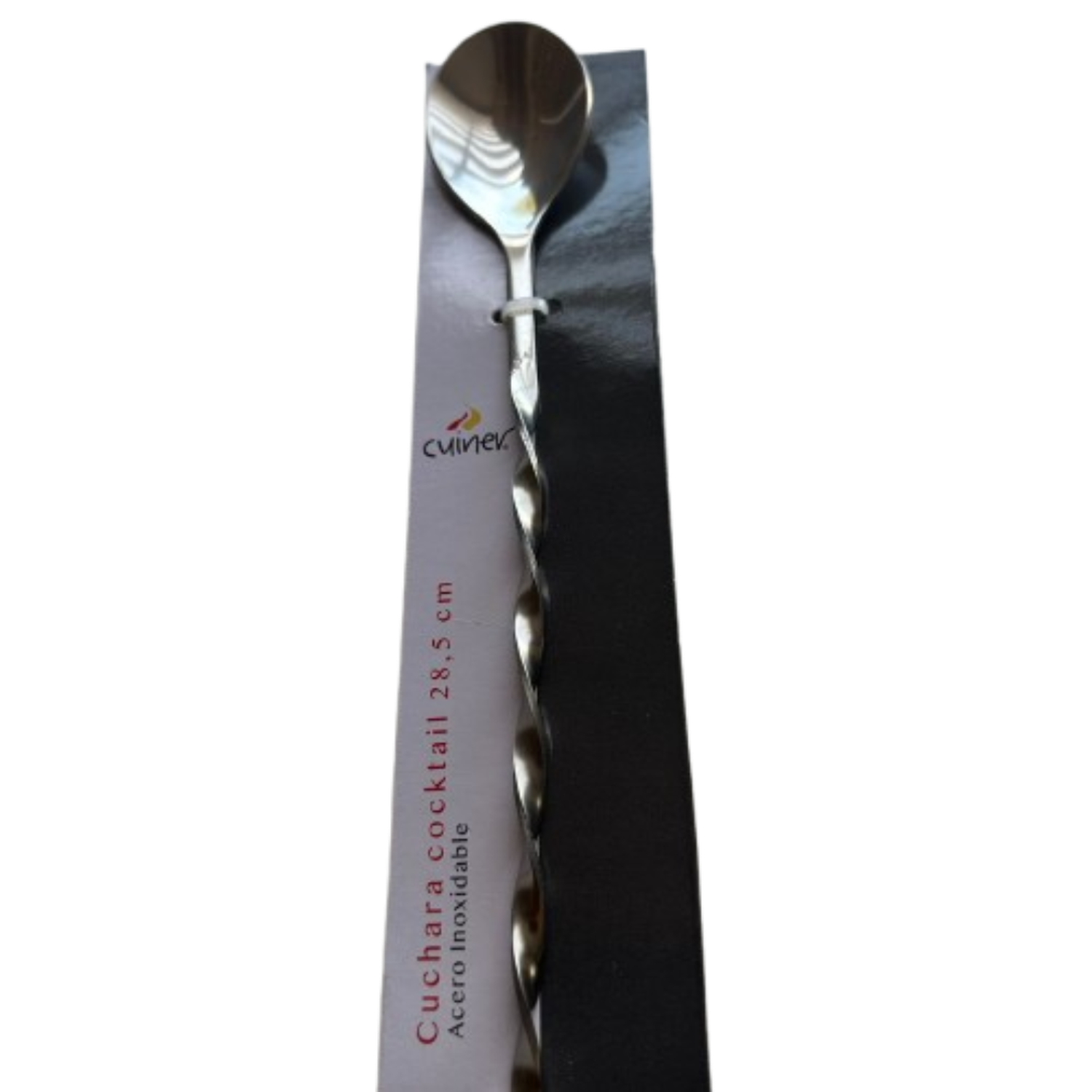 Cuchara Coctail Bartender Acero Inox 28,5cm-1