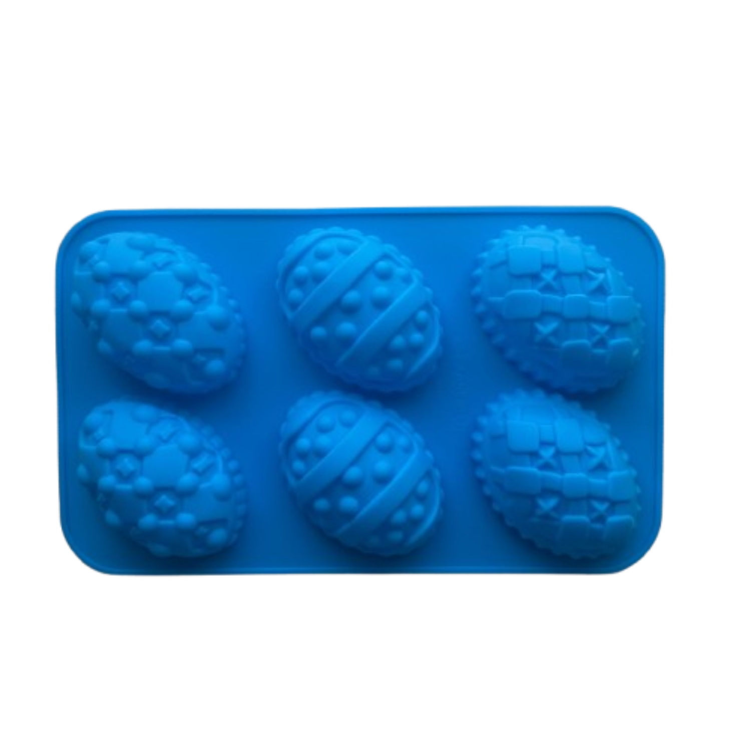 Molde Silicona Huevitos Grandes 6 Cavidades-0
