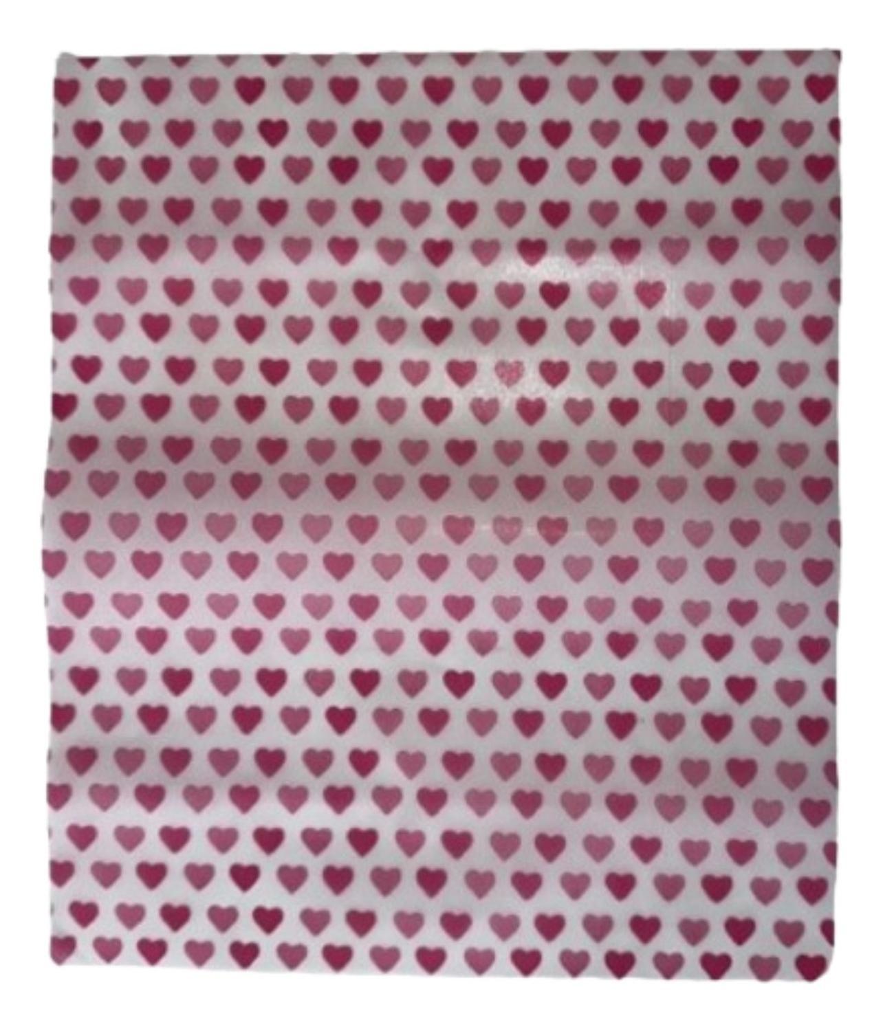 Pack 10 Hojas Papel Mantequilla Diseño Corazones 25x21cm-0
