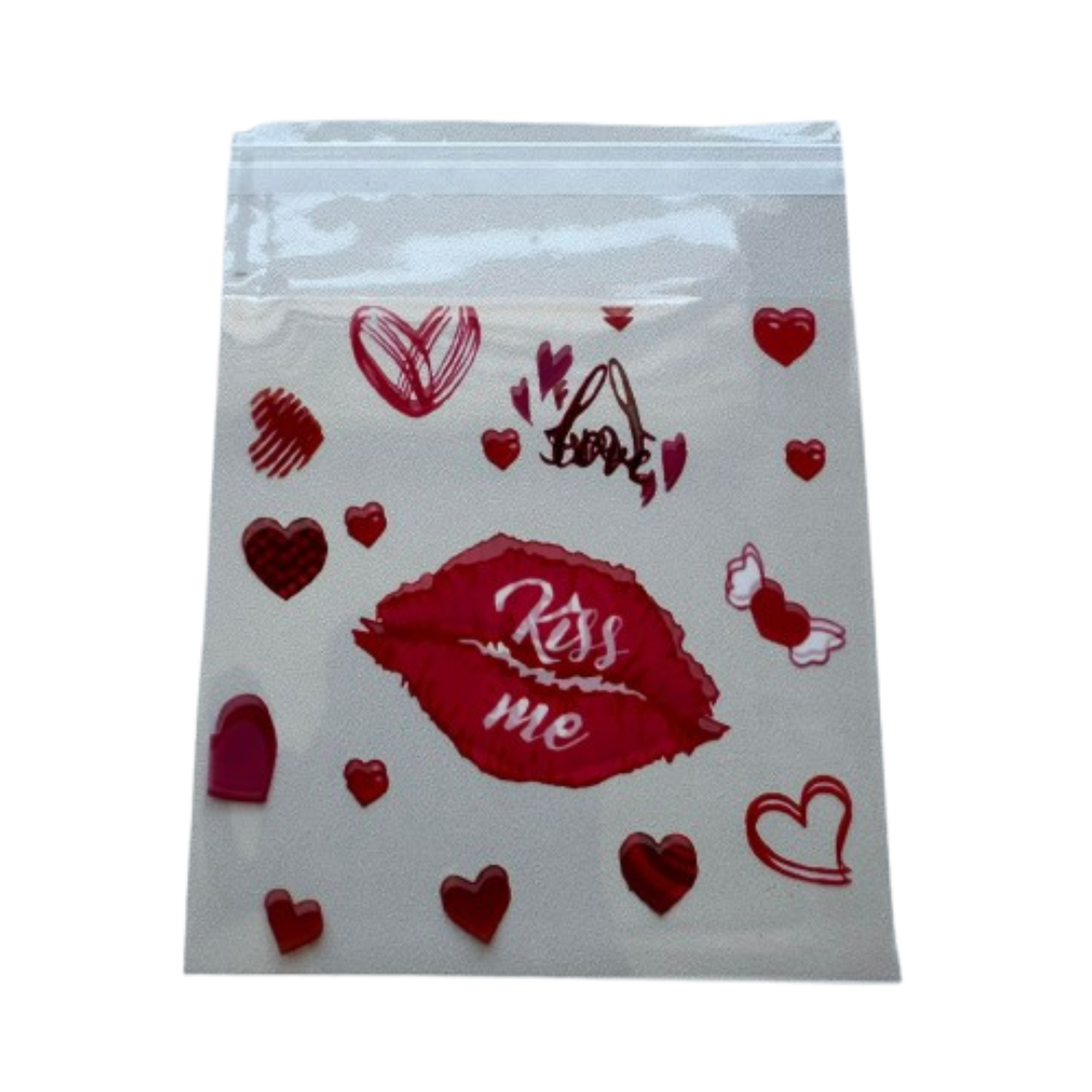 Bolsas San Valentin B 10x10+2cm autoadhesiva 100un-4
