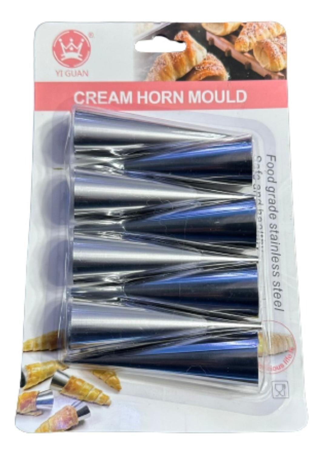 Molde Cachito Chicos 8 pcs Acero Inoxidable 9x2,5 cm-0