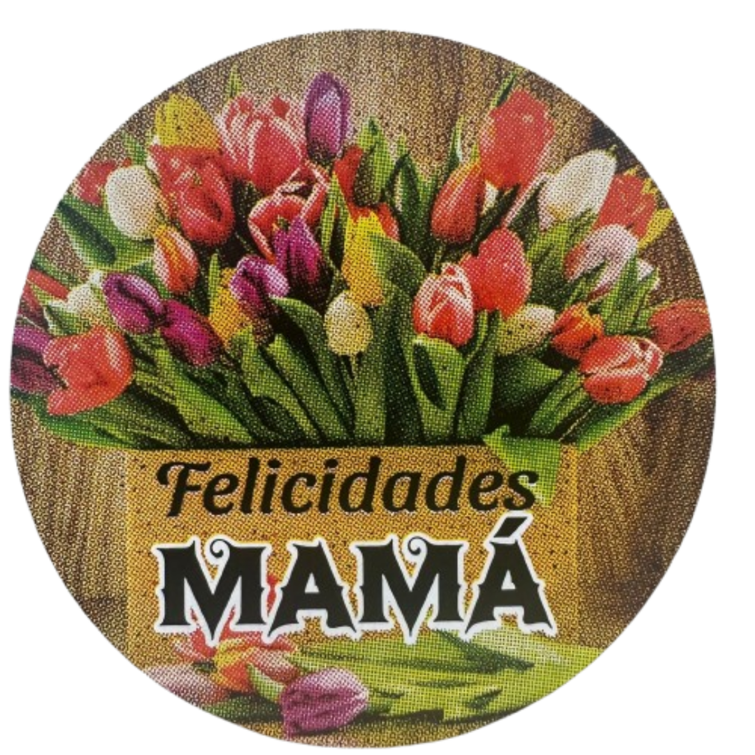 Sticker Feliz Dia Mama B 100un 38mm-3