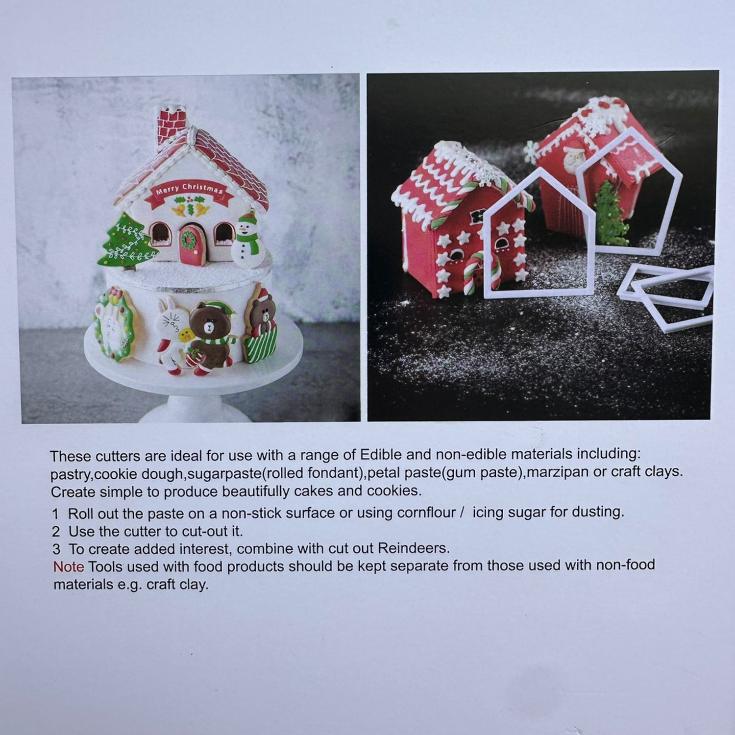 Cortador Galletas Casa Jengibre 8 pcs-1