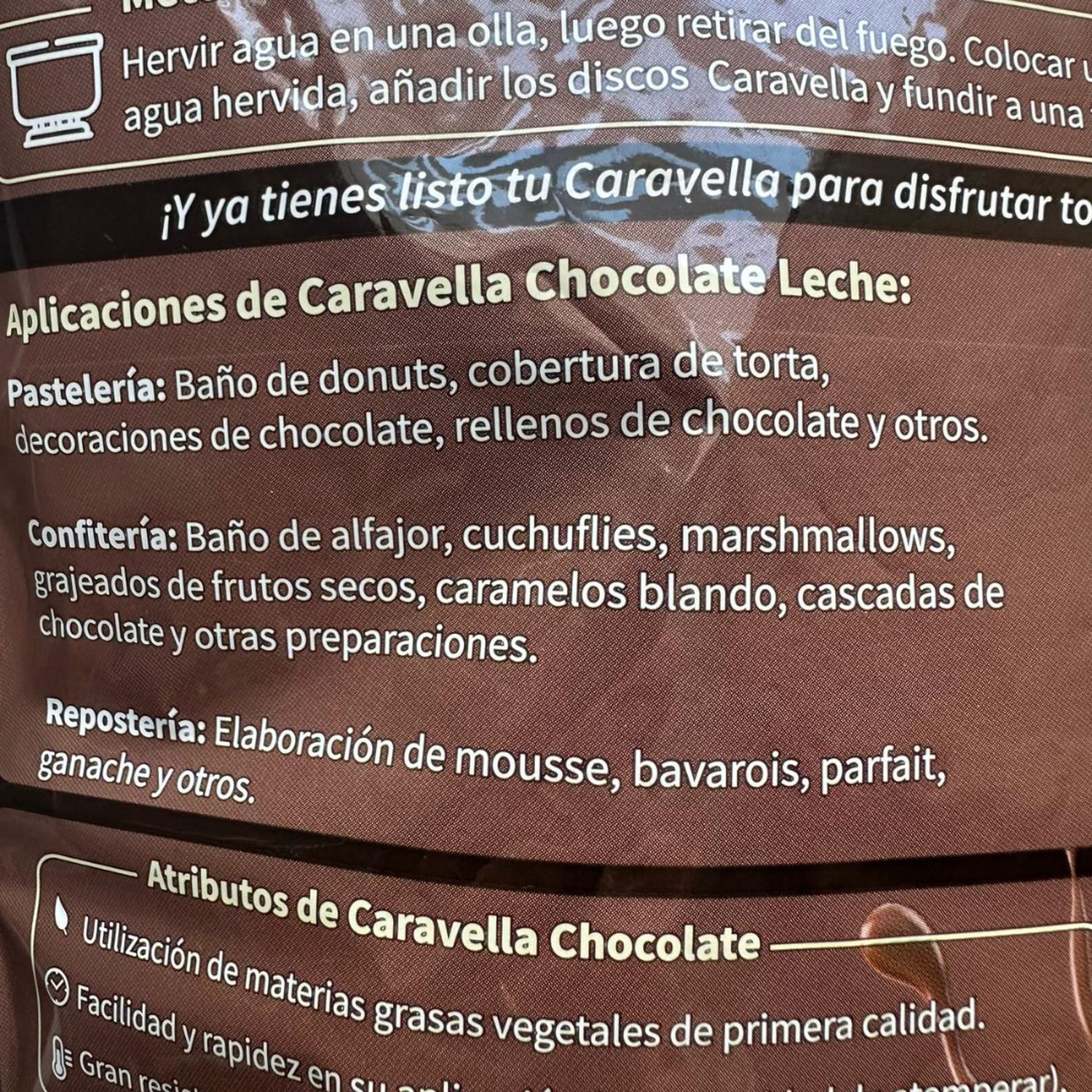 Gotas Chocolate Sucedaneo Leche Caravella 1kg-2