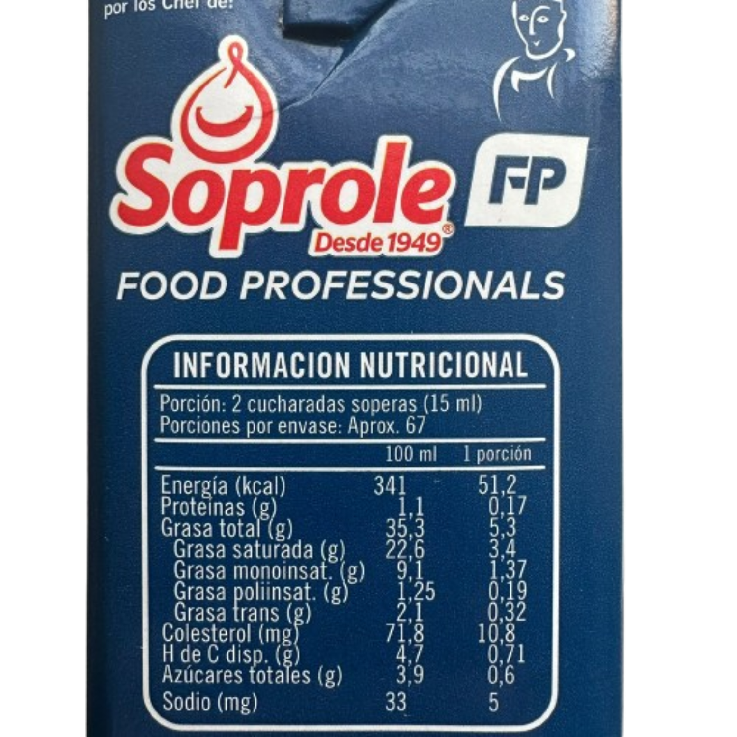 Crema de Leche Soprole 1 lt-2