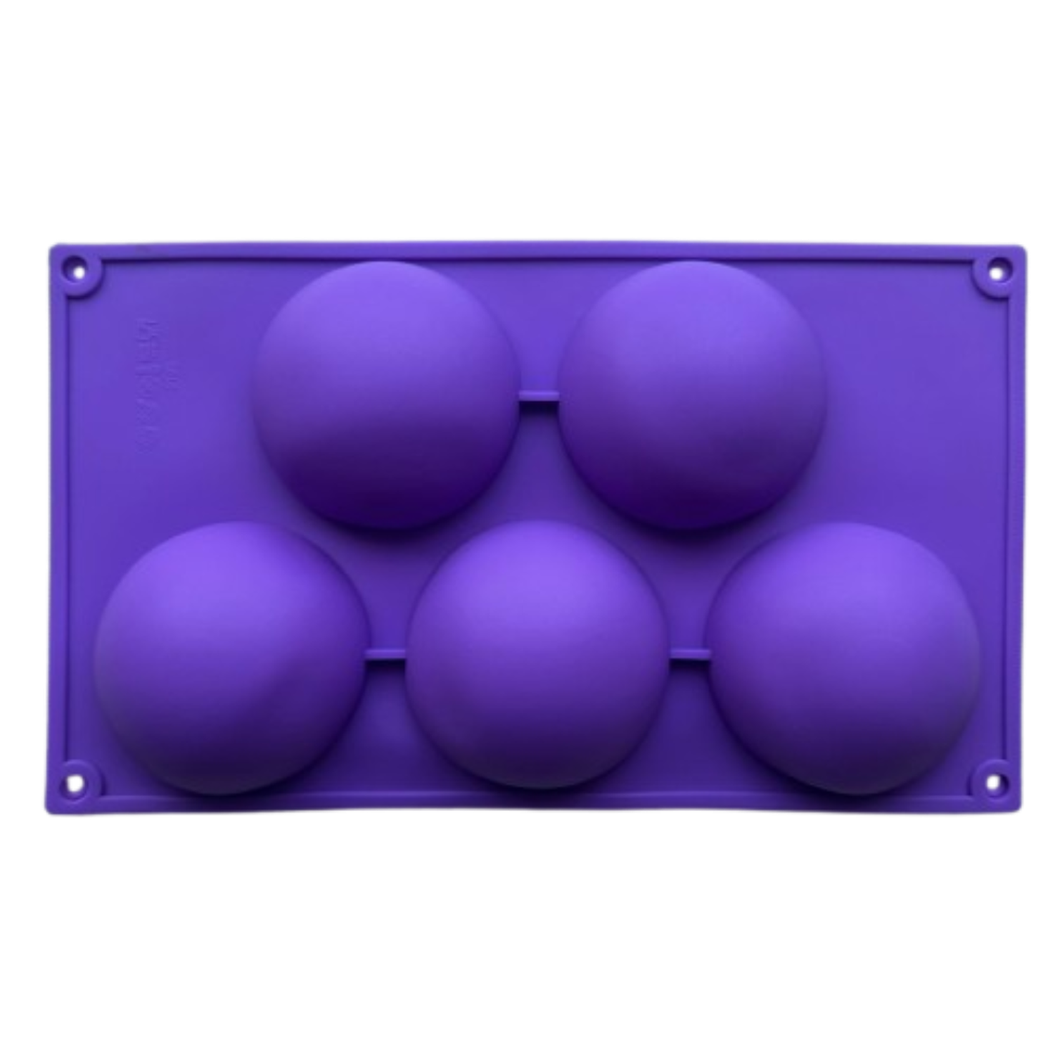 Molde Silicona 5 Esferas Grande-2