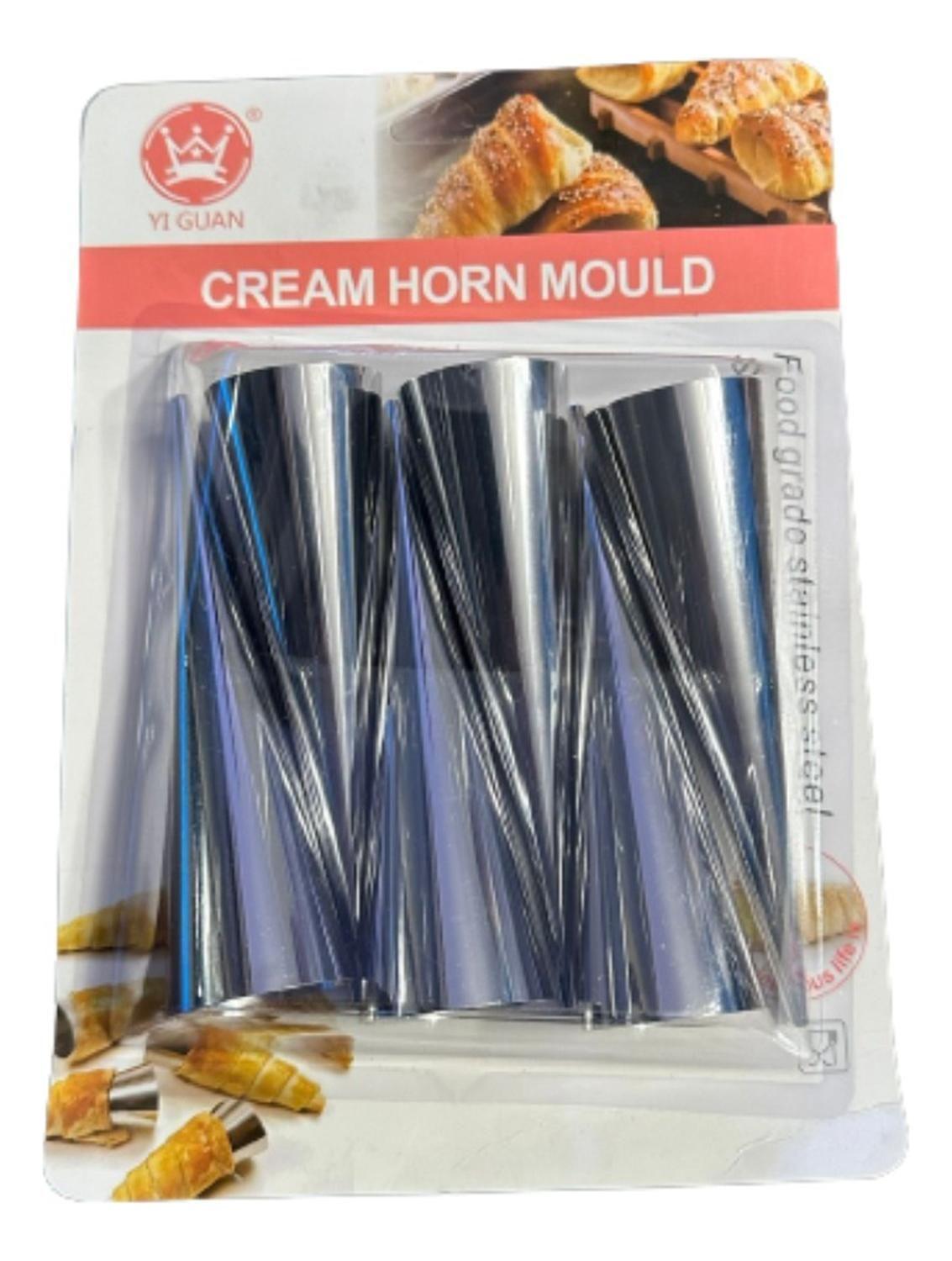 Molde Cachito Grandes 6 pcs Acero Inoxidable 12x3,3cm-0
