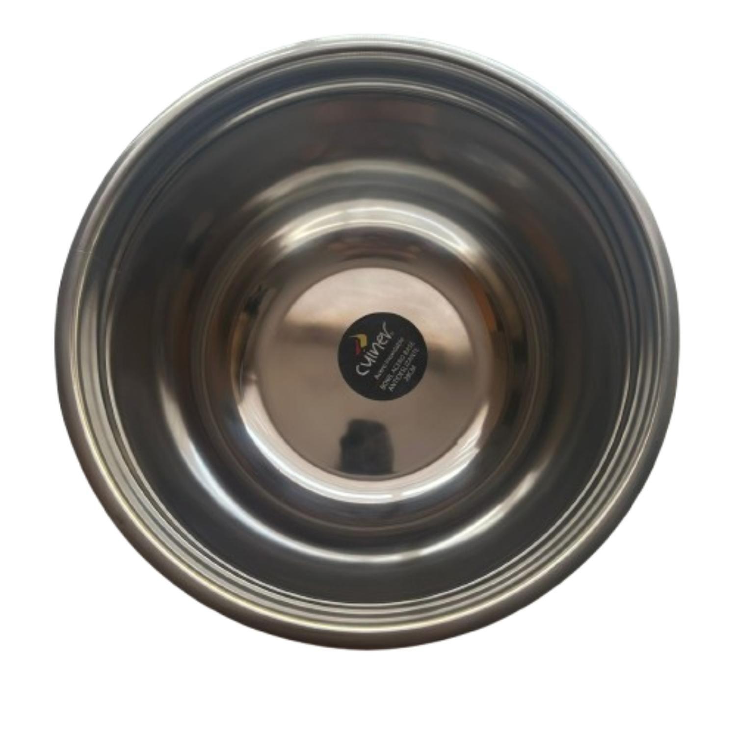 Bowl Profundo Acero Inox Base Antideslizante Cuiner 29 cm-1