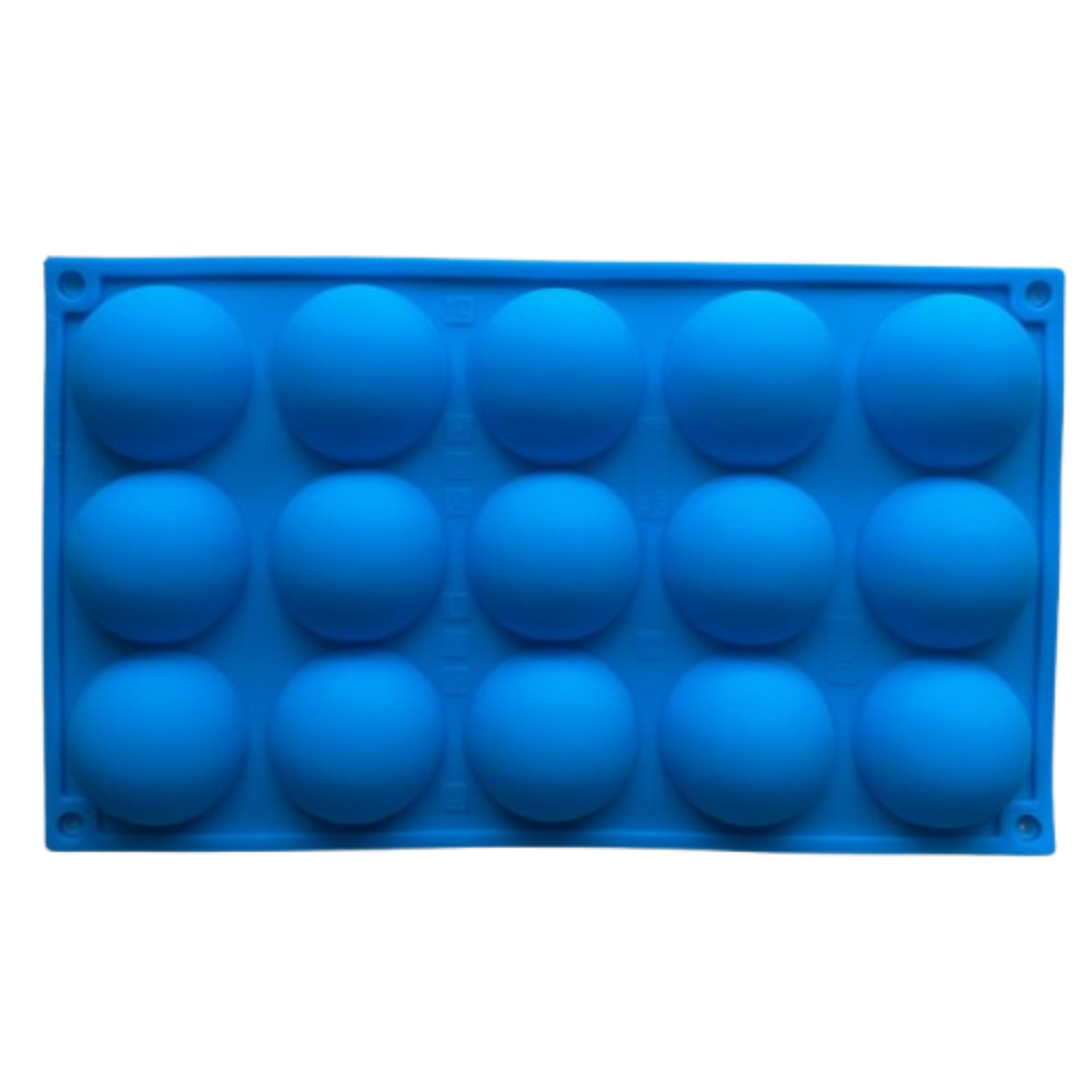 Molde Silicona 15 Esferas Medianas 29,5x19,3cm-2