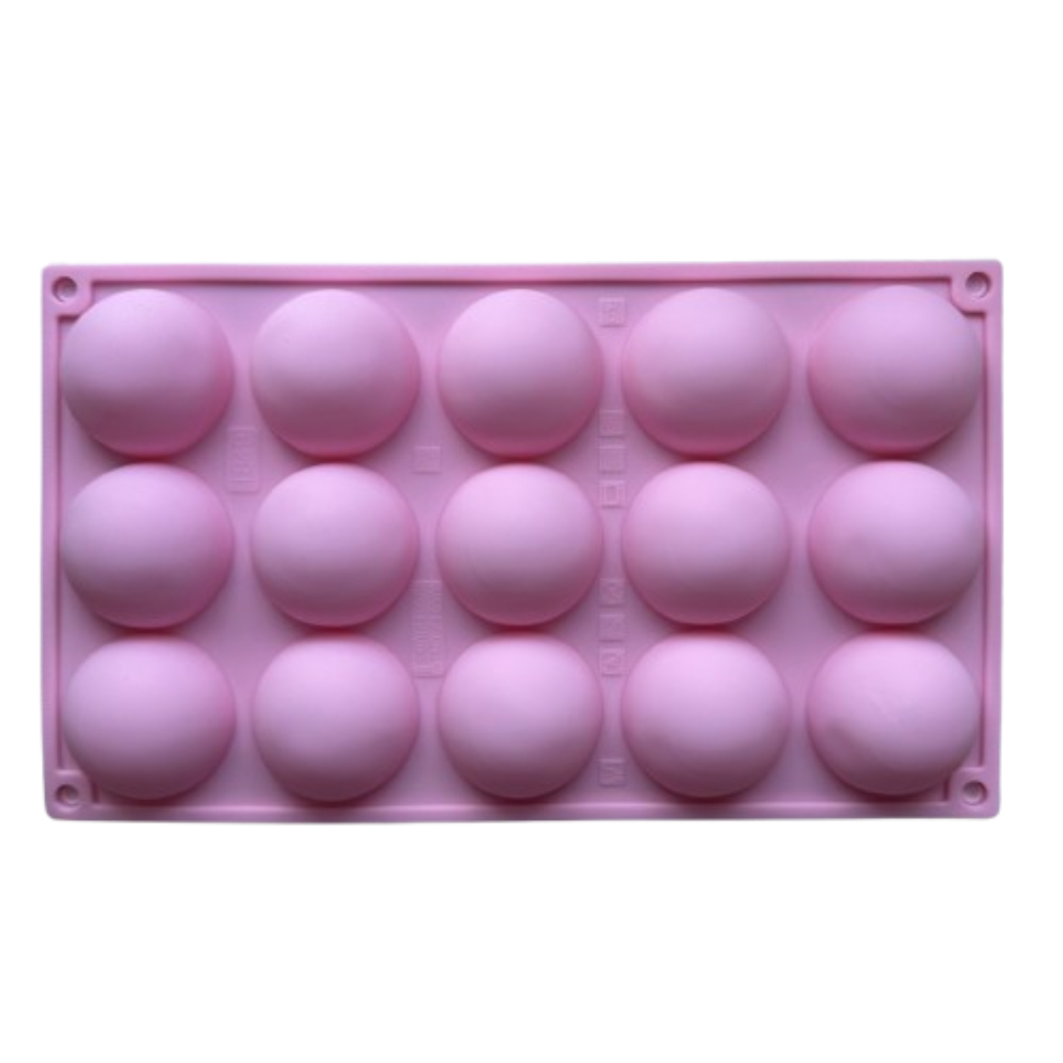 Molde Silicona 15 Esferas Medianas 29,5x19,3cm-4