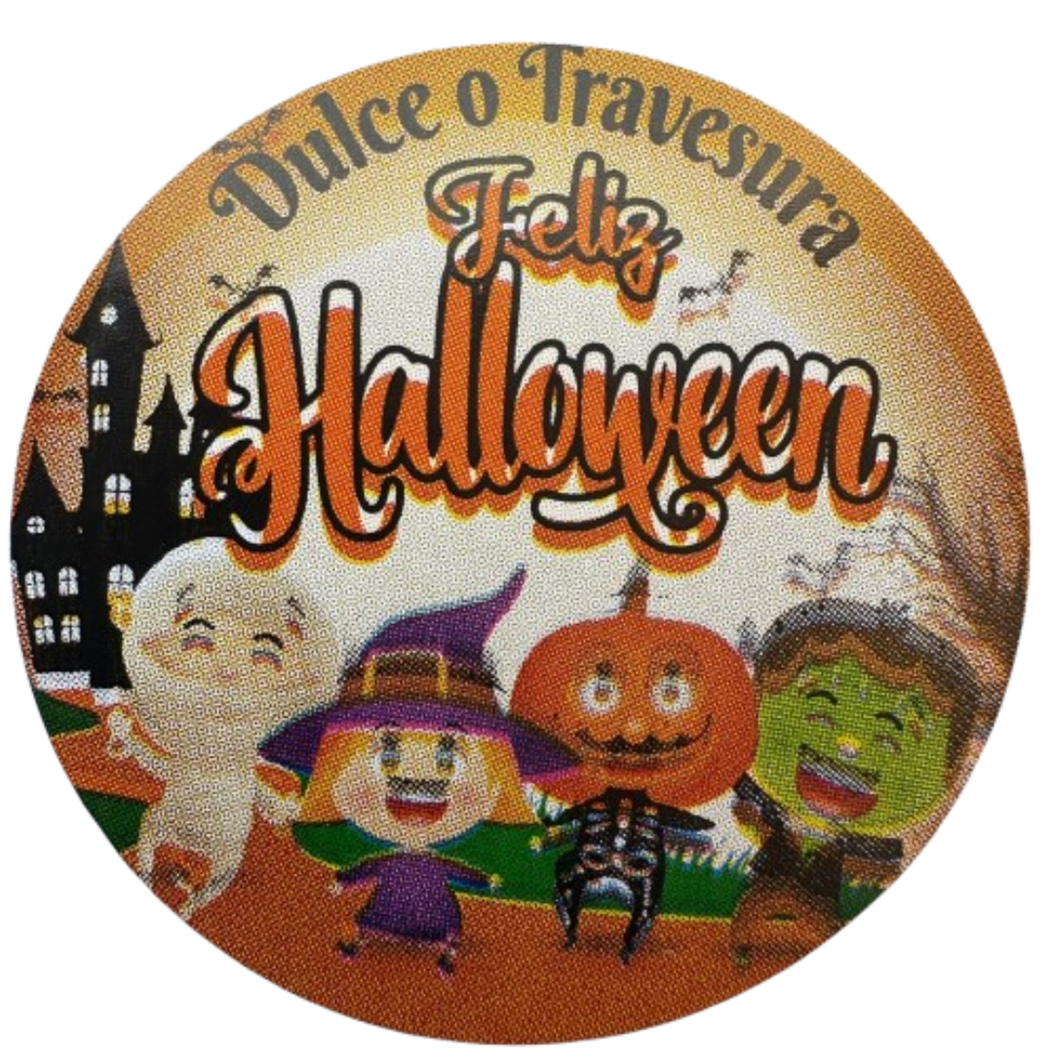 Sticker Halloween A 100 unidades 38mm-3