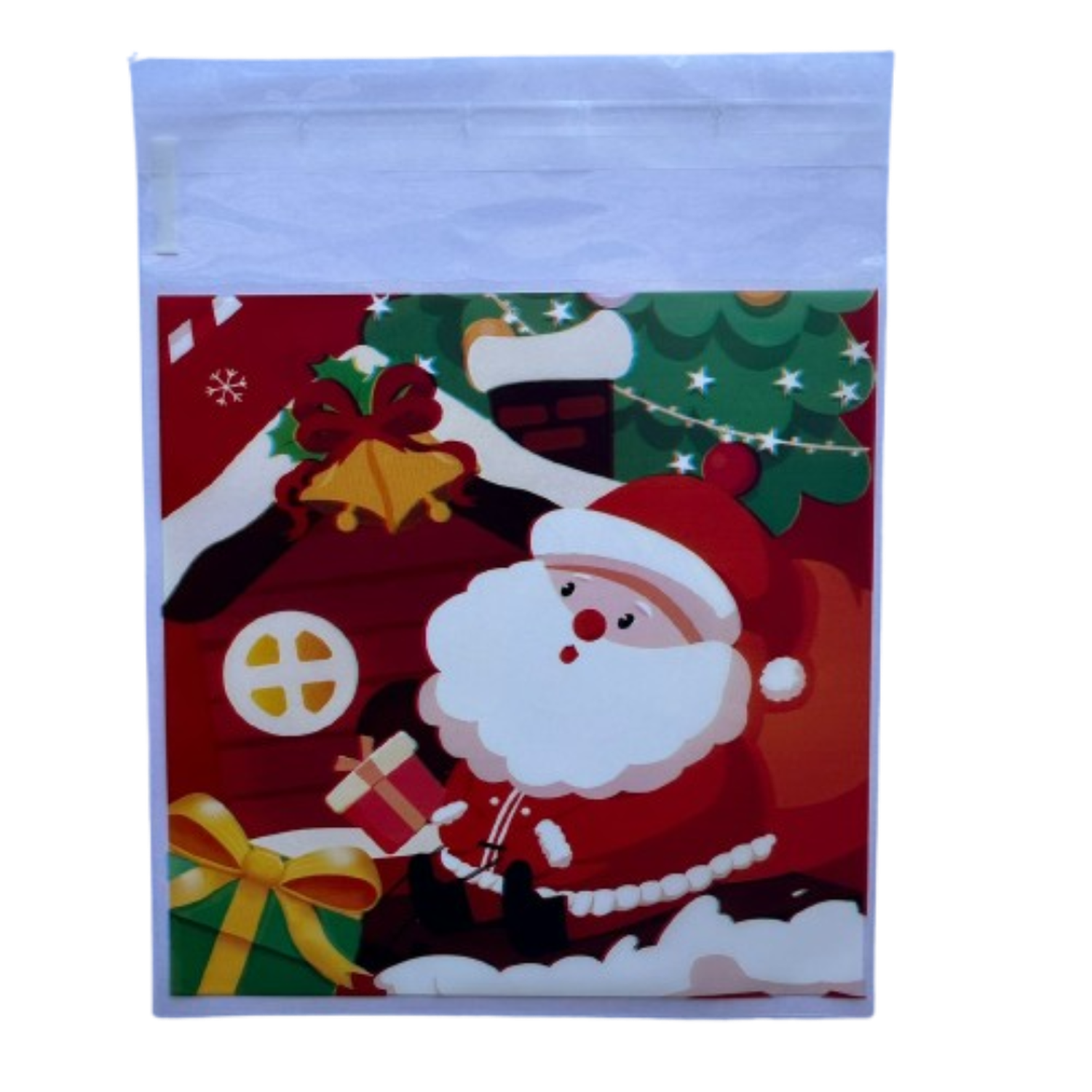 Bolsas Navidad D 10x10+2cm autoadhesivas 100 un-3