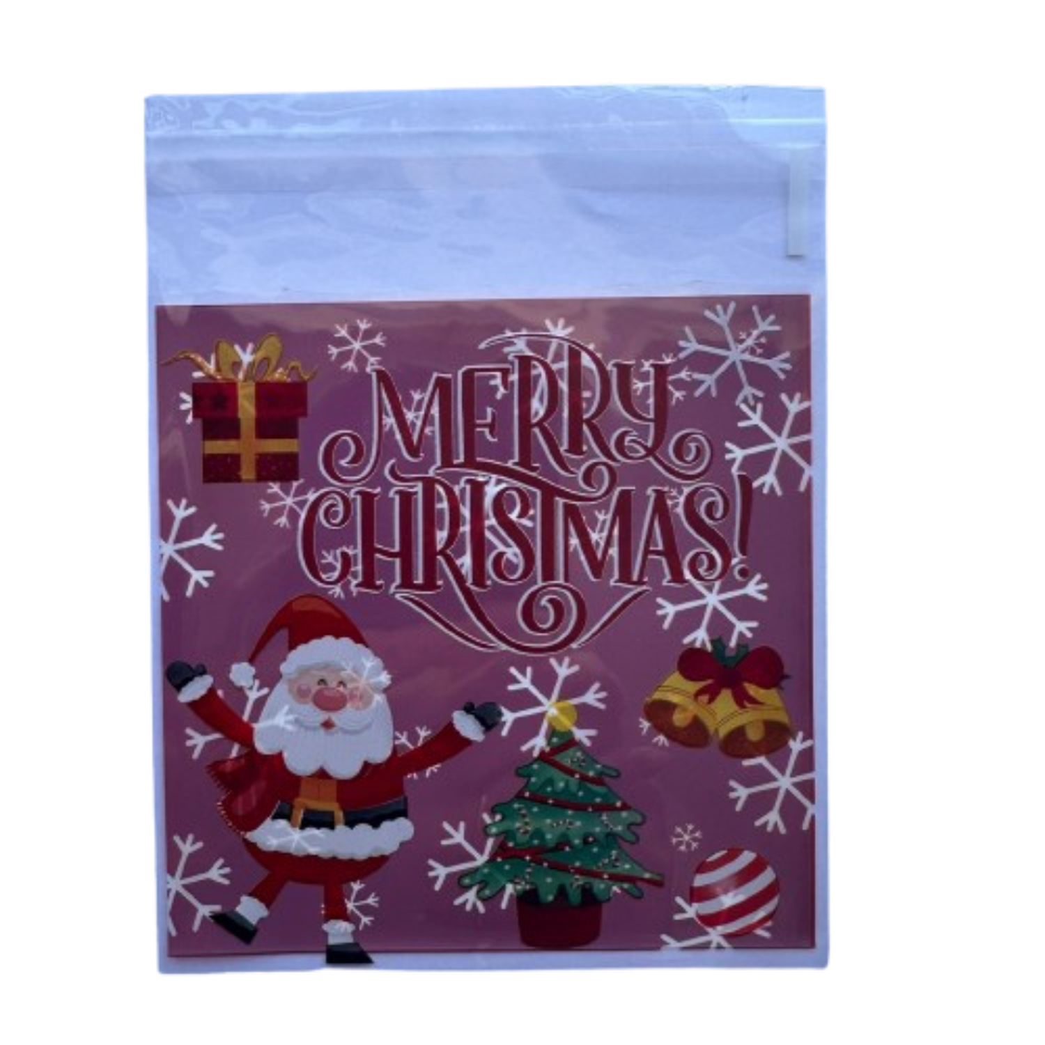 Bolsas Navidad D 10x10+2cm autoadhesivas 100 un-4