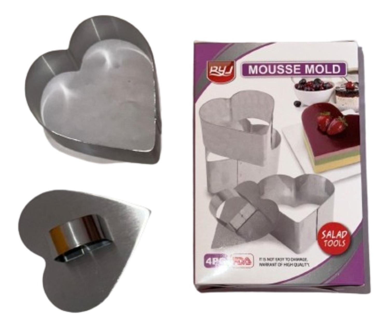 Timbal De Corazon 4 pcs 8,5x7,7x4cm-0