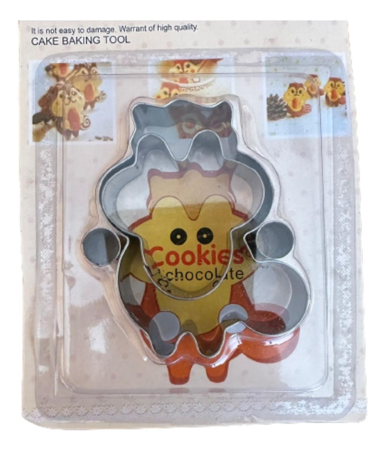 Cortador Galletas Ardilla 4 pcs-0