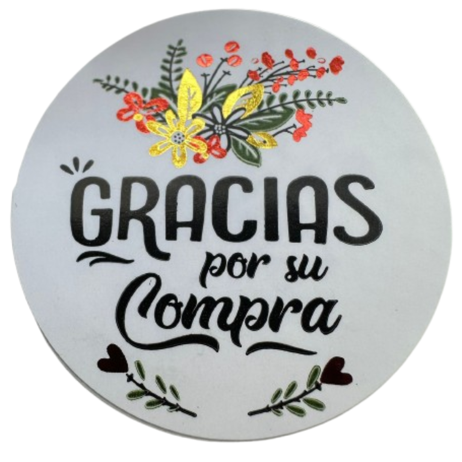 Sticker Gracias por su Compra 38mm 100un-0