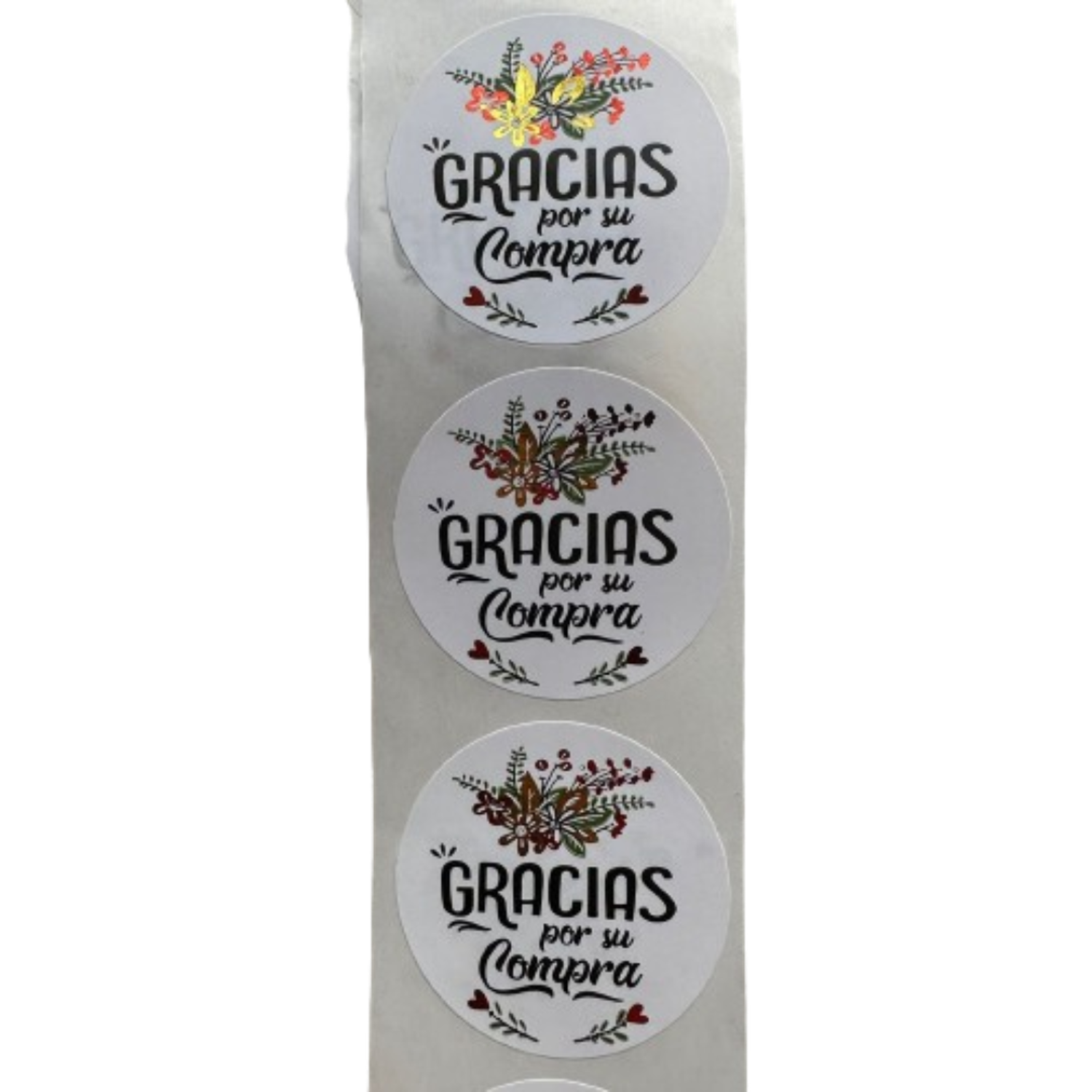 Sticker Gracias por su Compra 38mm 100un-1