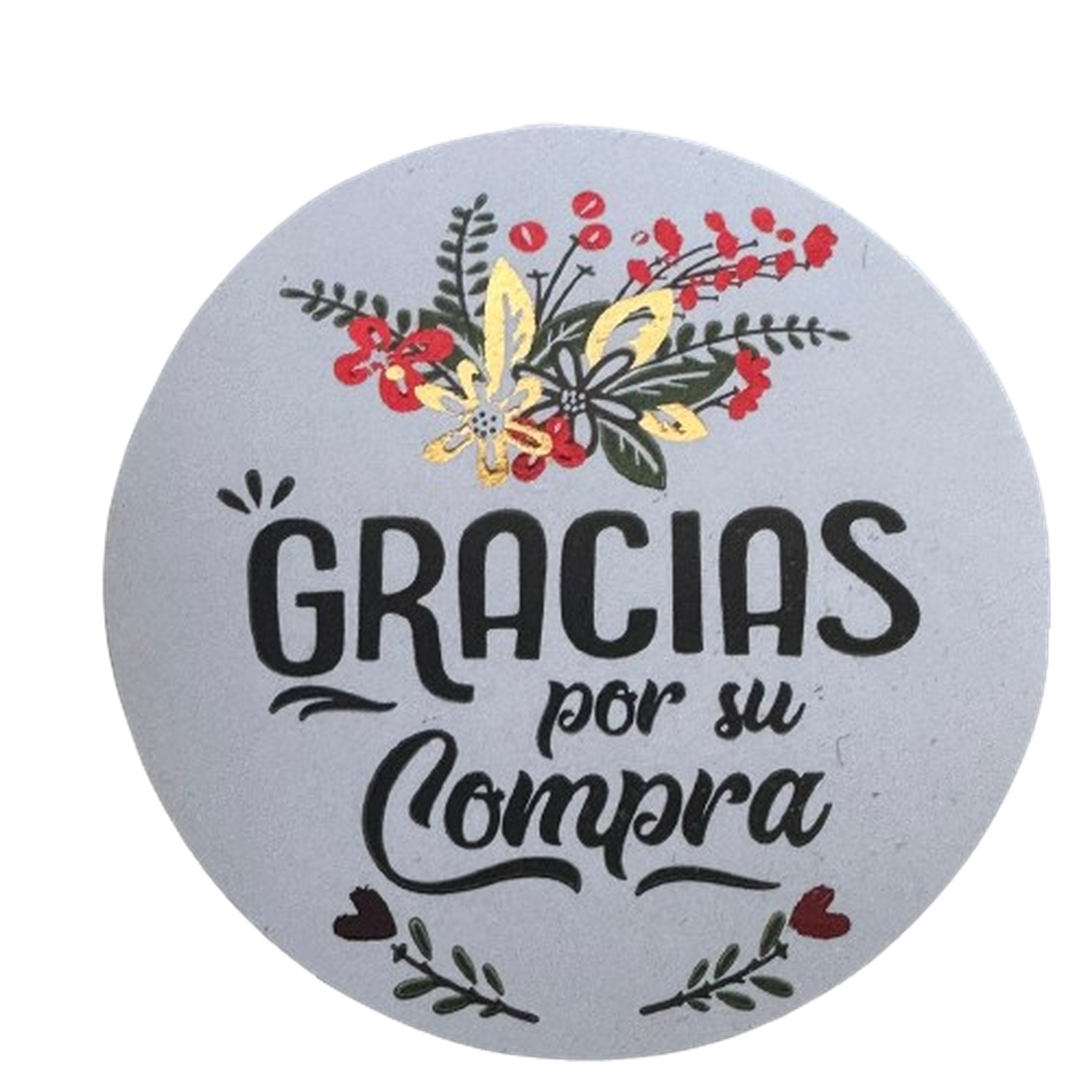 Sticker Gracias por su Compra 38mm 100un-0