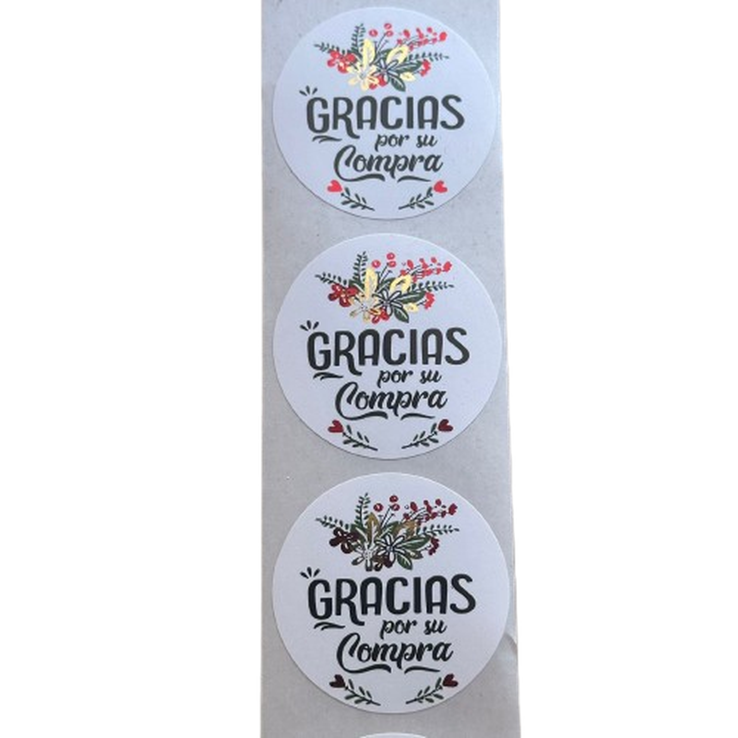 Sticker Gracias por su Compra 38mm 100un-1