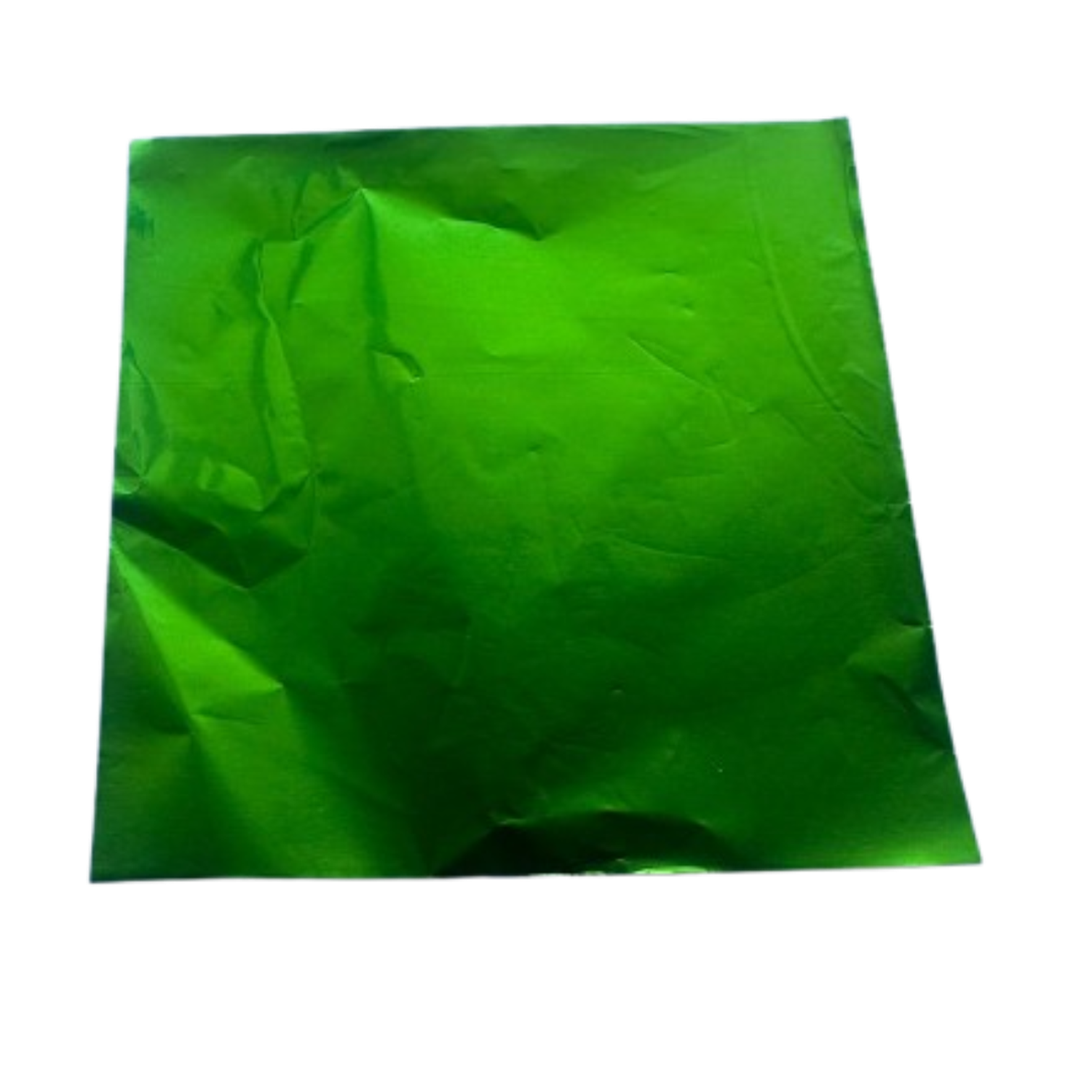 Papel Aluminio Para Bombon Verde 100un 10x10cm-0