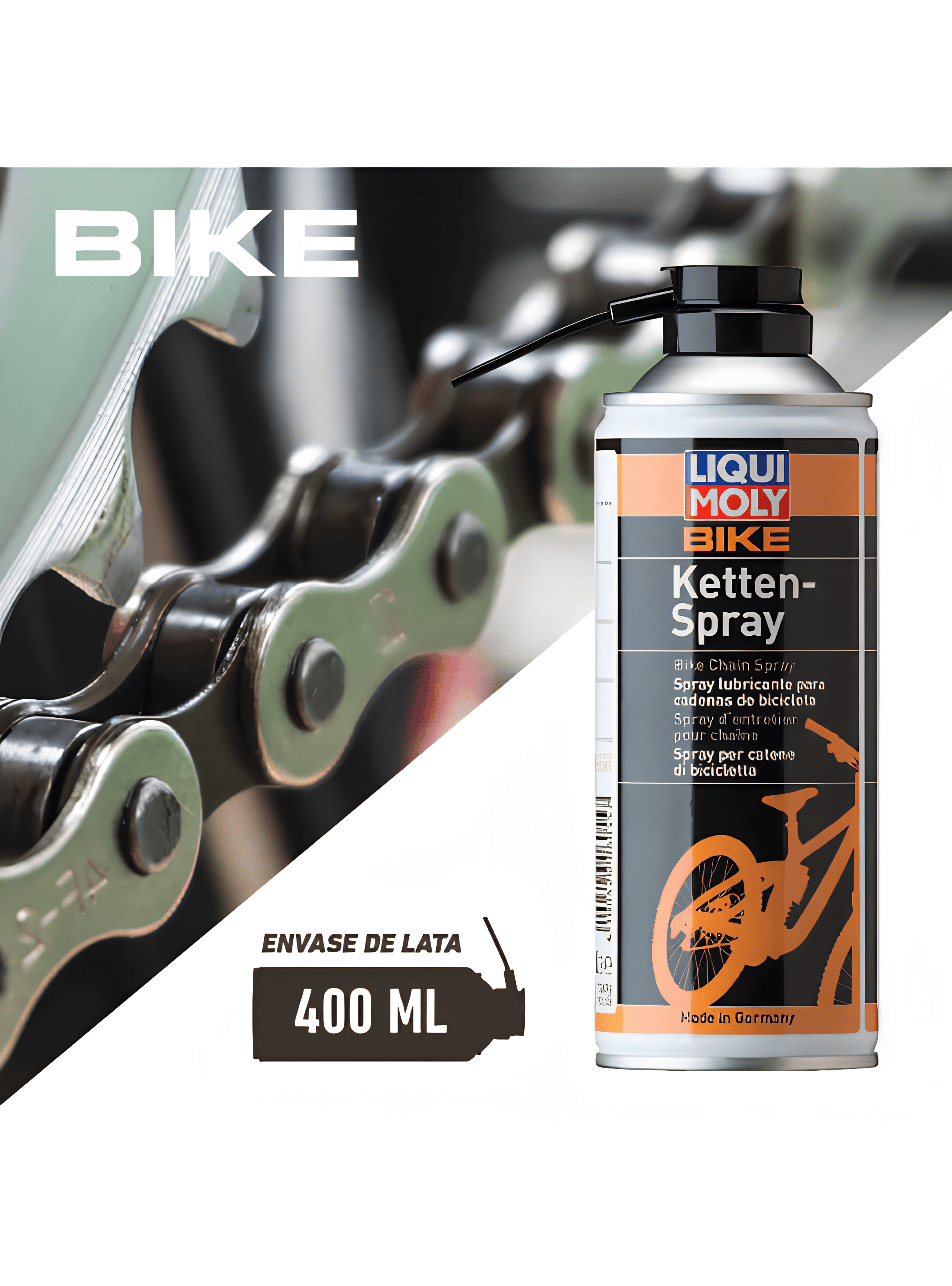Lubricante Cadena Bicicleta Ketten Spray Liqui Moly 400 Ml-2