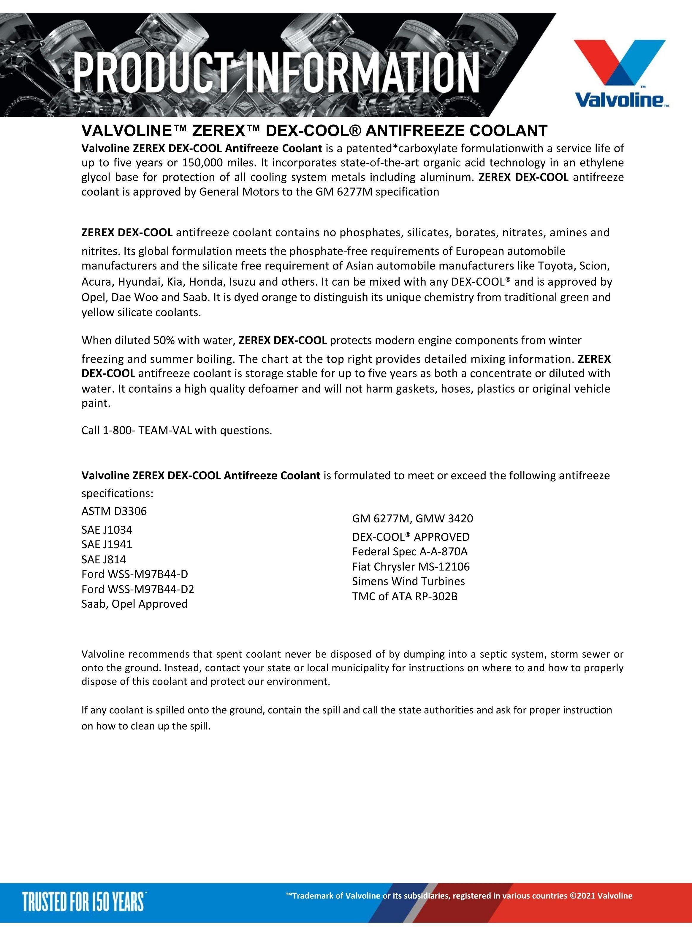 Refrigerante Anticongelante para Radiador Dex Cool Zerex-2