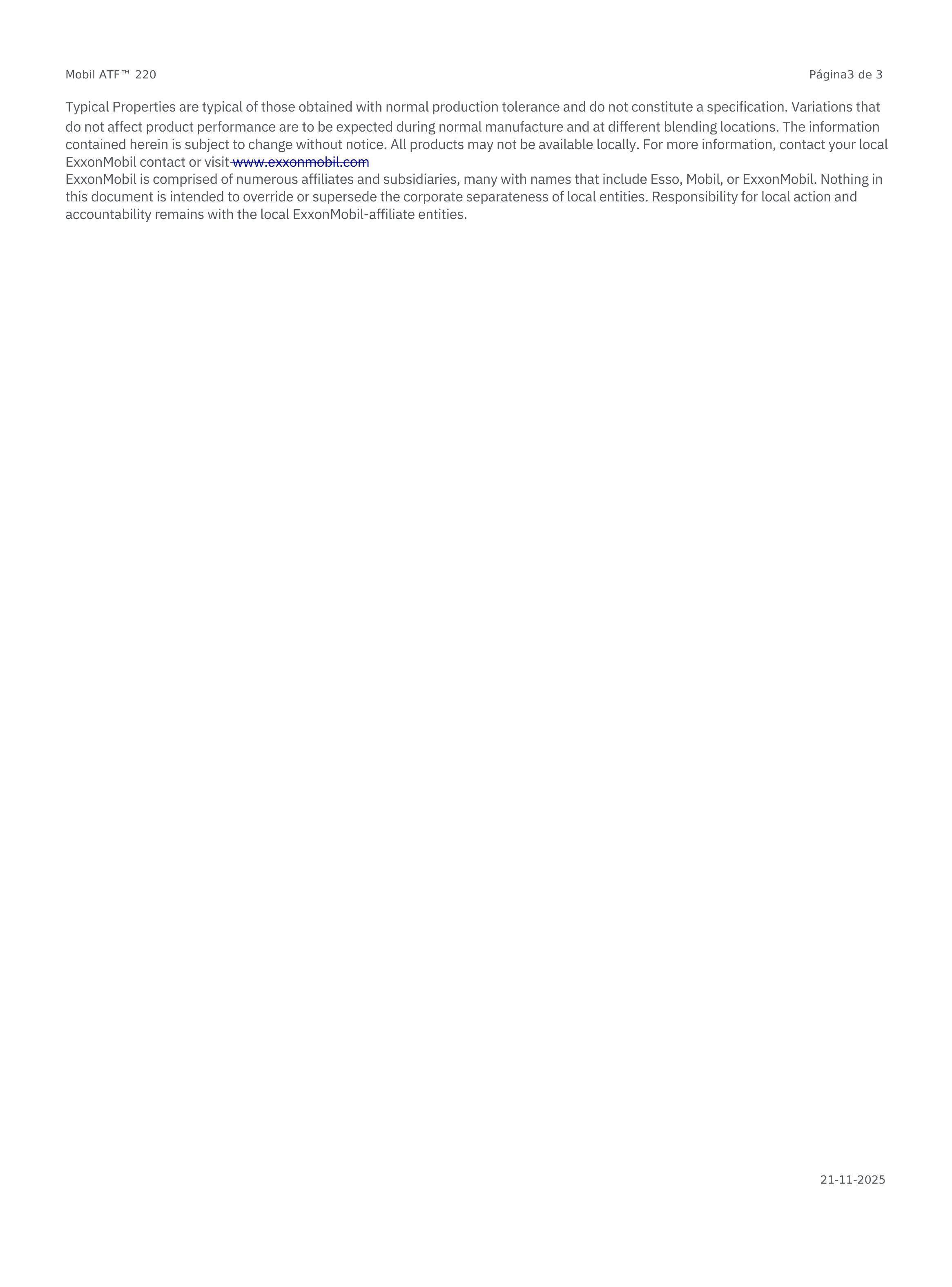 Lubricante Caja Automatica y Direccion Mobil ATF 220 1 Lt-4