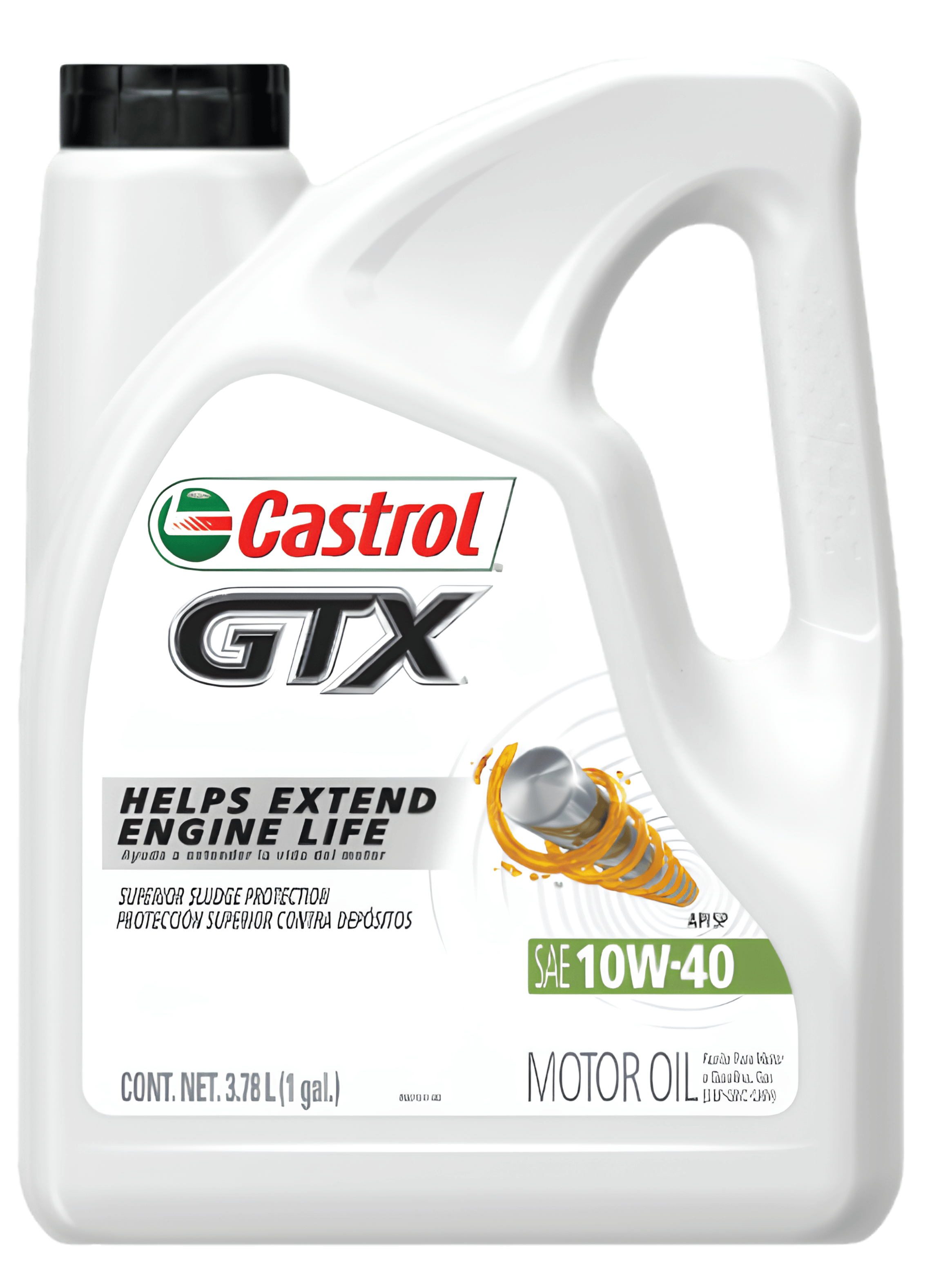 Lubricante Motor 10w40 Castrol GTX 3,78 Litros-0