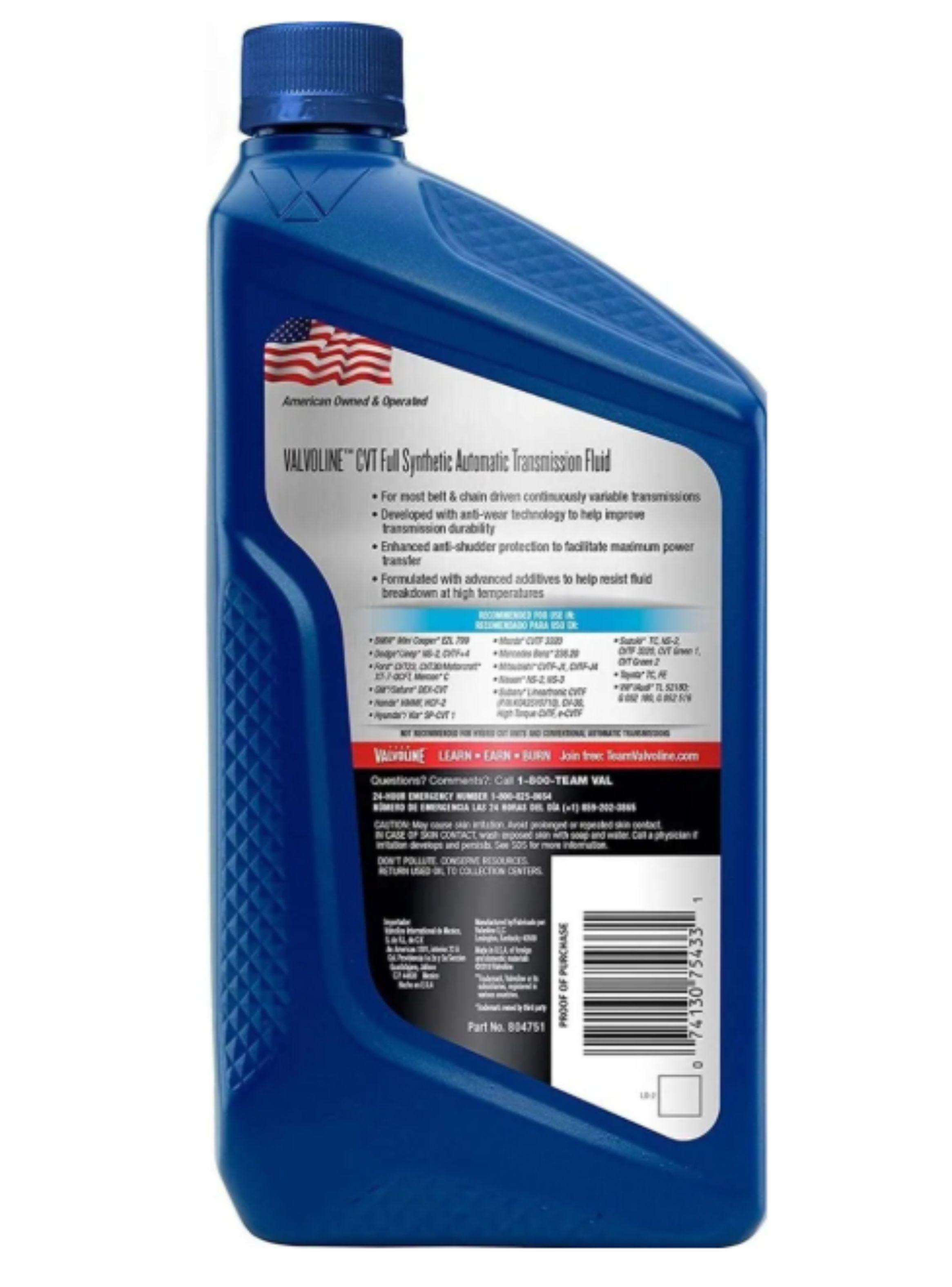 Lubricante para Caja Automatica CVT Valvoline 946 Ml-2