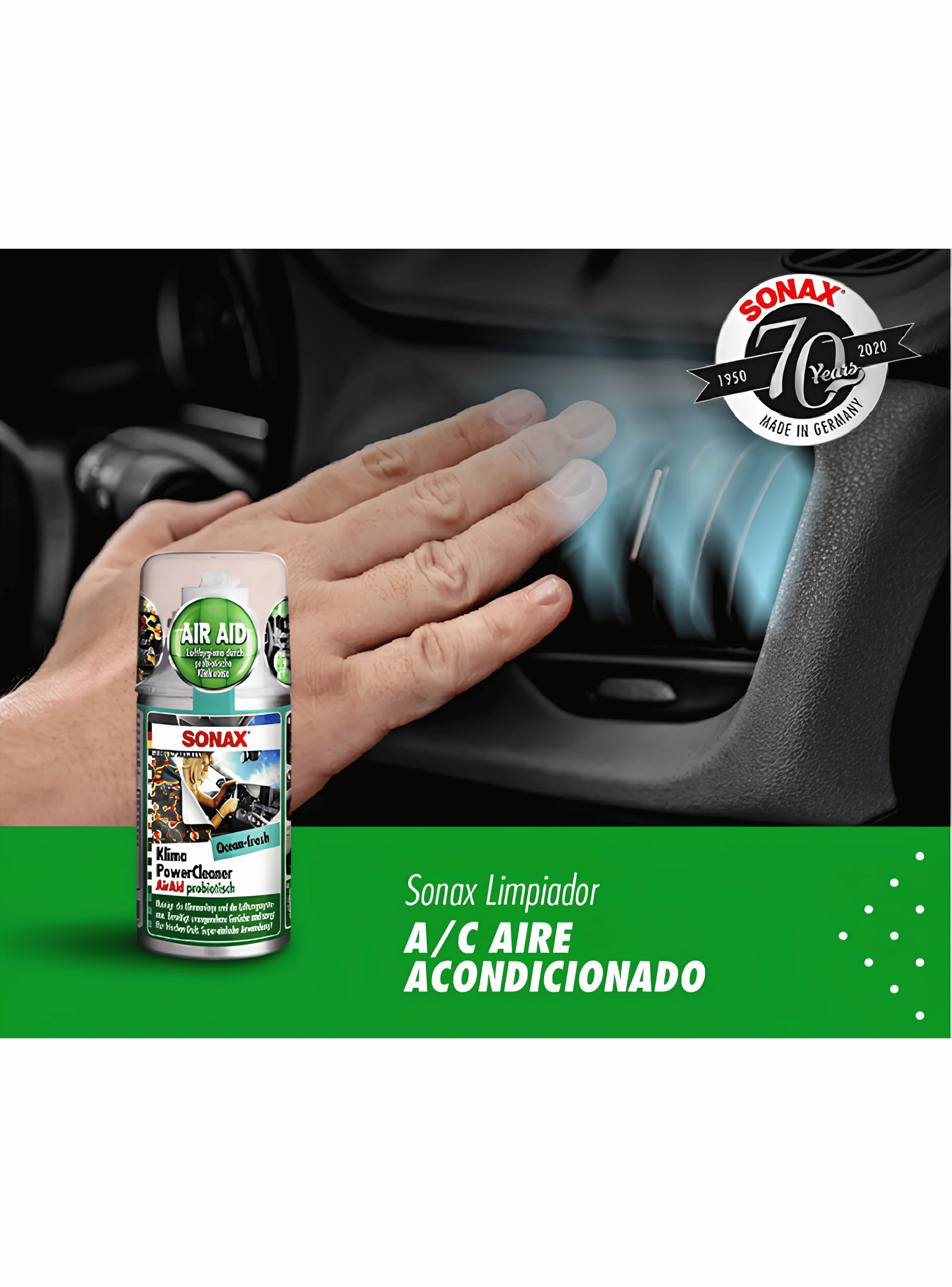 Limpia Aire Acondicionado aroma Havana Lover Sonax 100 Ml.-3