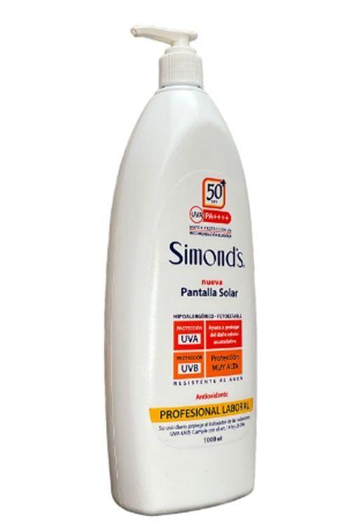 Protector Solar Profesional Simond's FPS 50 1 L-1