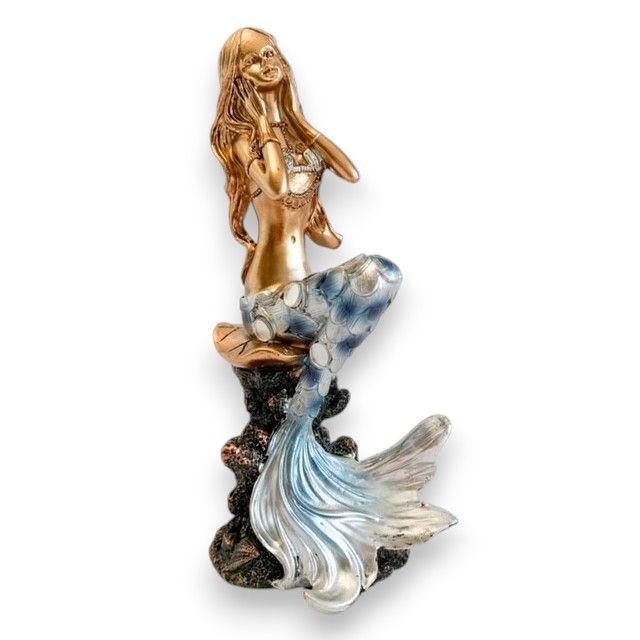 SET DE 3 SIRENAS DORADAS CON PLATA-2