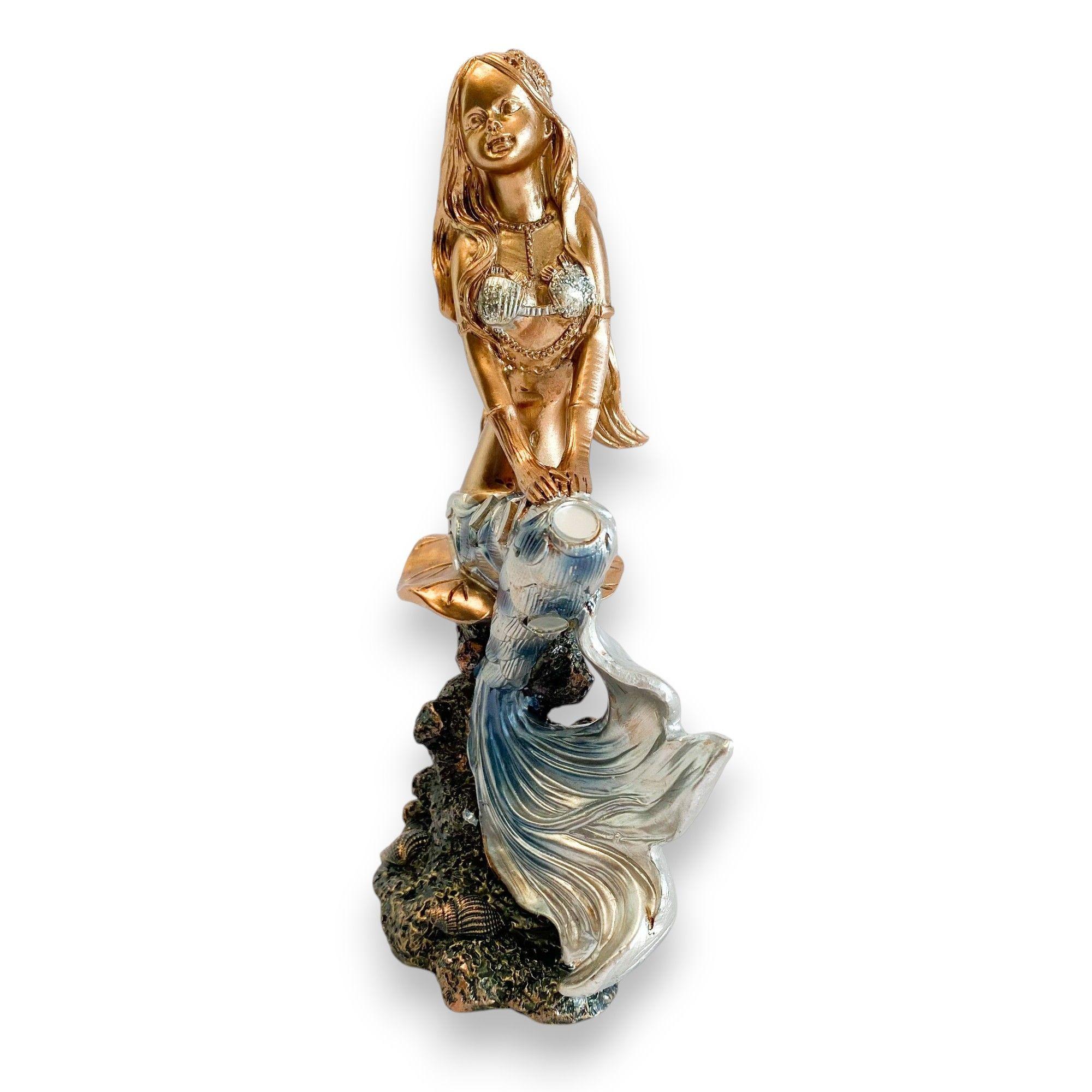 SET DE 3 SIRENAS DORADAS CON PLATA-4