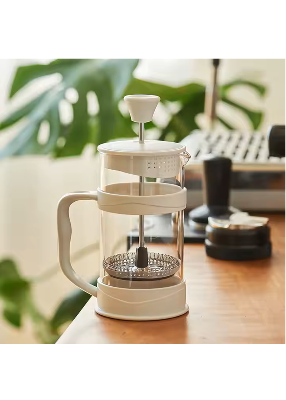 Prensa Francesa 350cc De Vidrio Y Acero Inoxidable-3