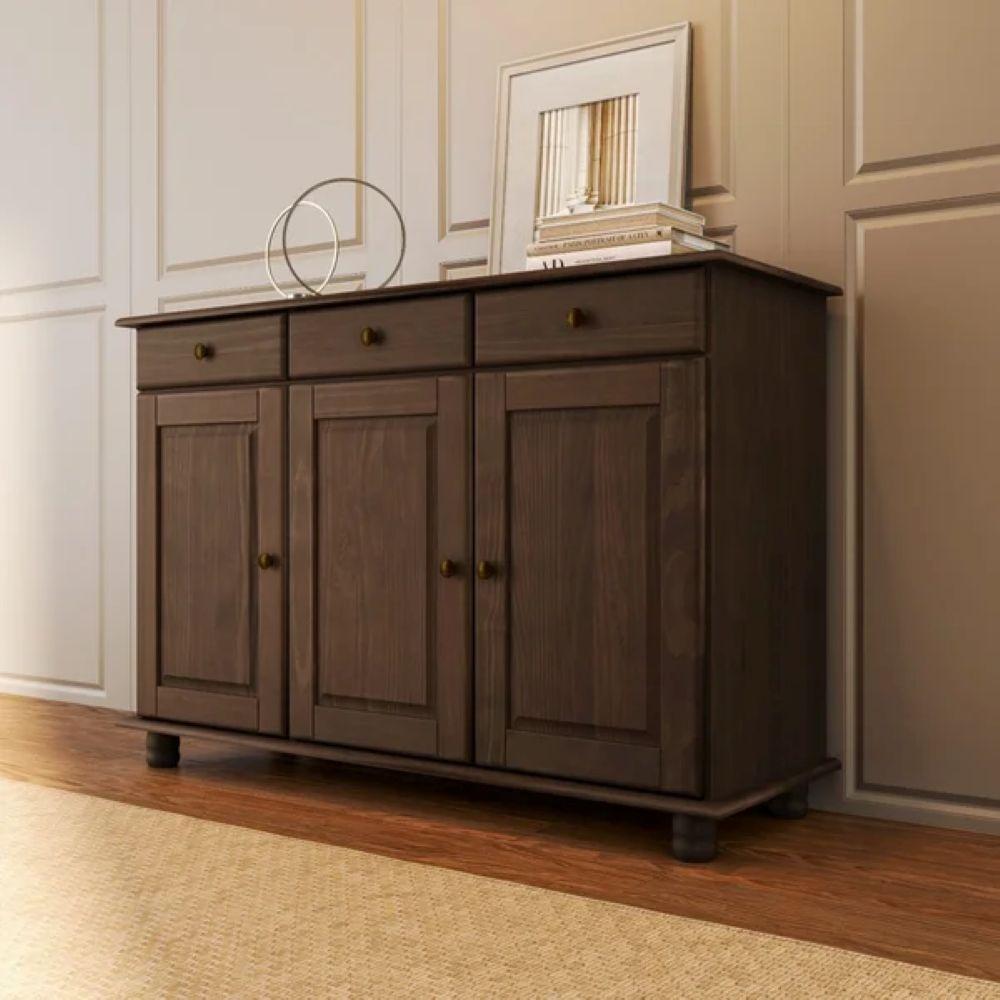 BUFFET MADERA 3 PUERTAS 855x1284x430 SANTA FÉ CAOBA-2