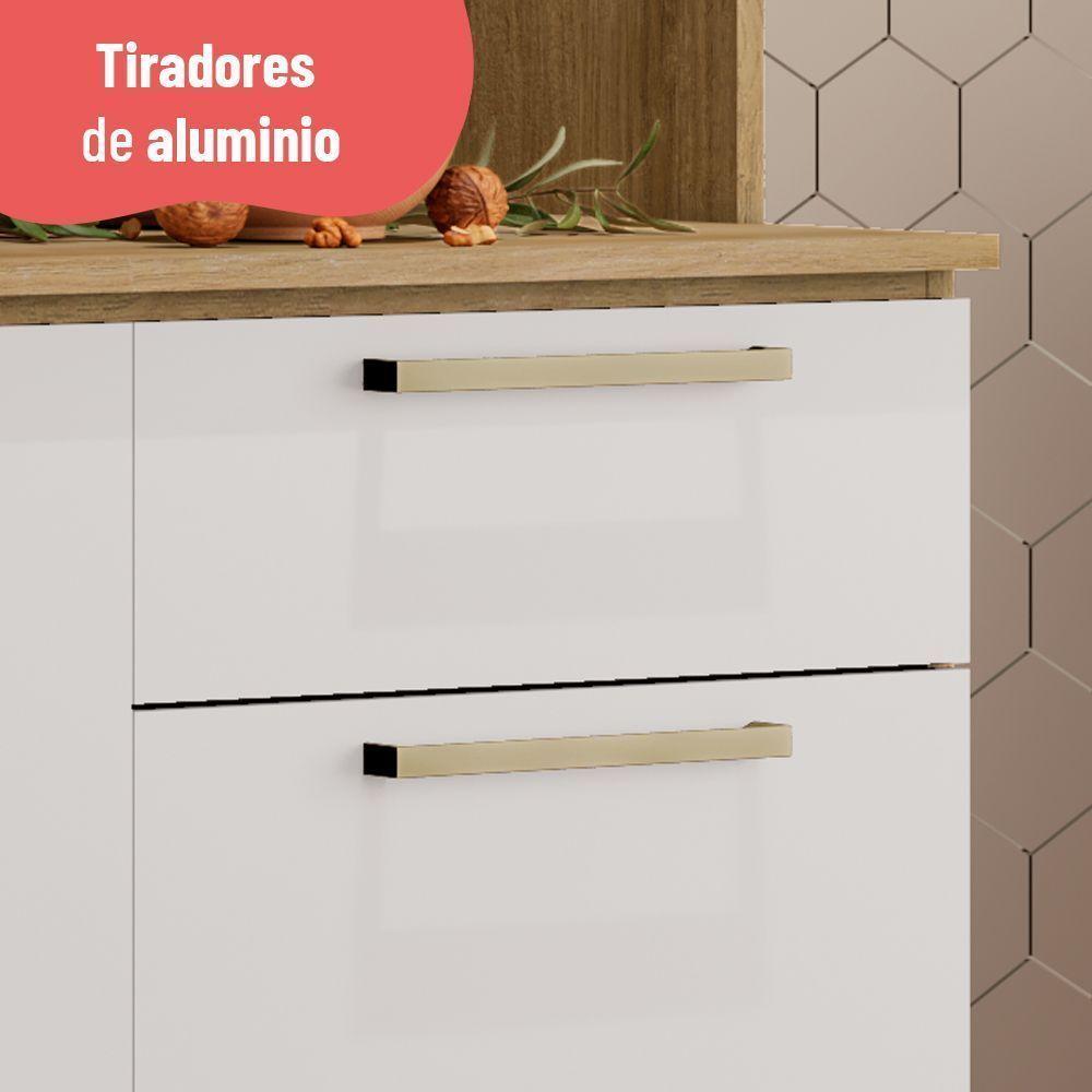 Estante de Cocina Avelá 4 Puertas Miel-Blanco-5