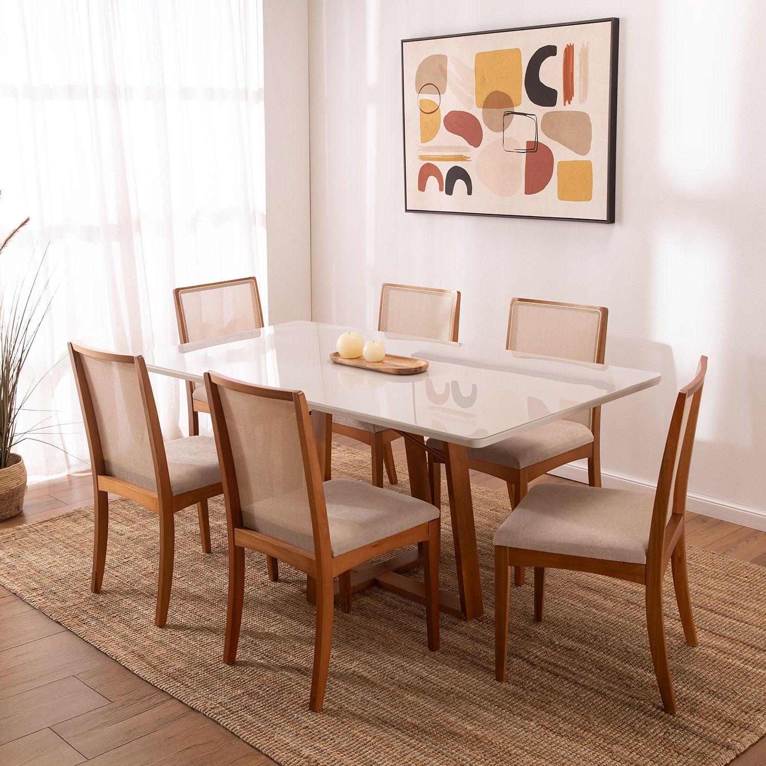 Comedor 6 Personas Nara Canela-Beige-3