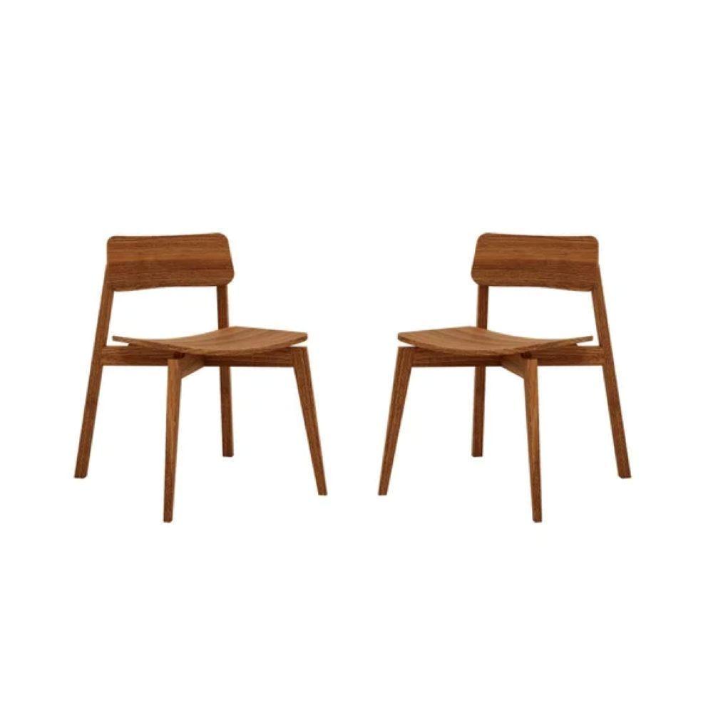 PACK DE SILLAS DE COMEDOR NATURE CAOBA-0