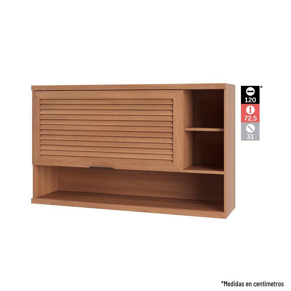 Mueble de Cocina Macadamia 4 Módulos Canela-Grafito-3